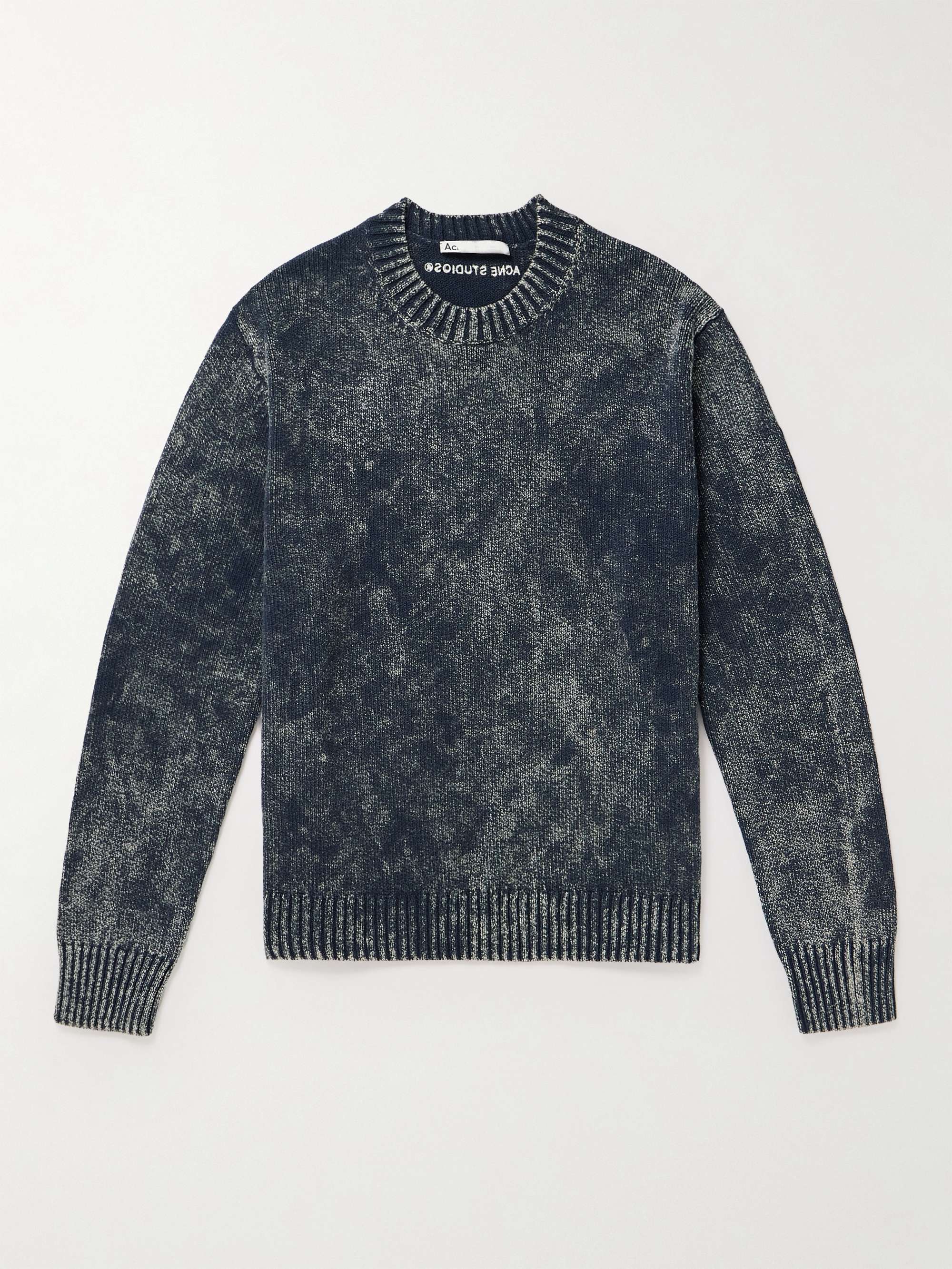 【新品未使用】ACNE STUDIOS acid wash クルーネック　ニット