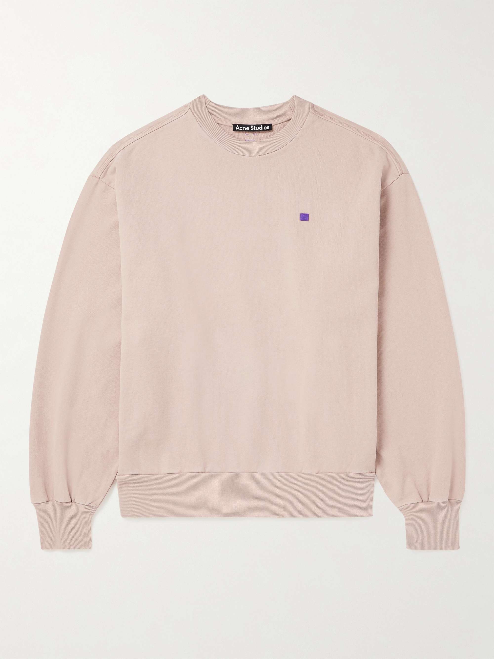 ACNE STUDIOS Fiah Logo-Appliquéd Cotton-Jersey Sweatshirt for Men | MR  PORTER