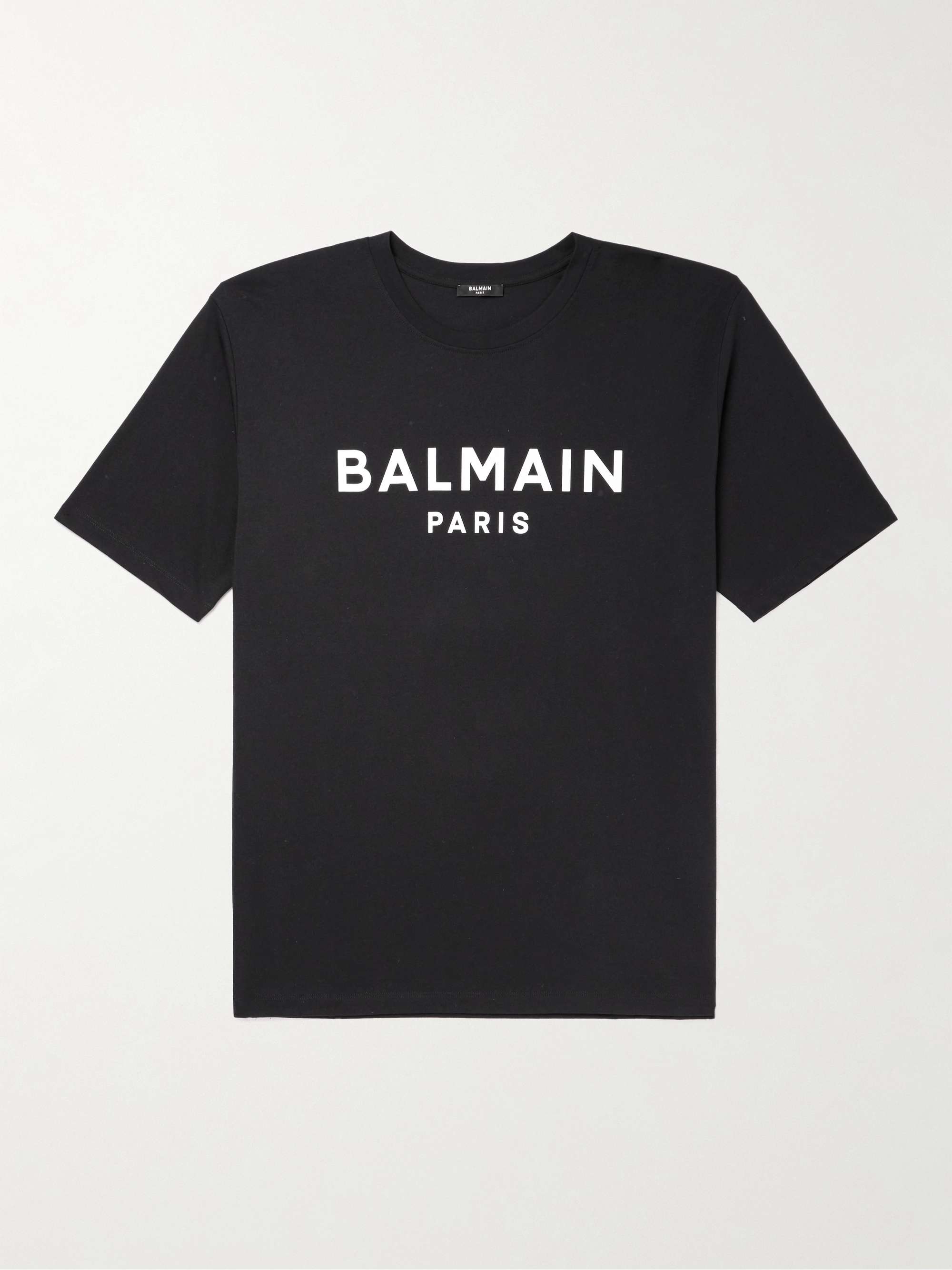 BALMAIN Logo-Print Cotton-Jersey T-Shirt Men |