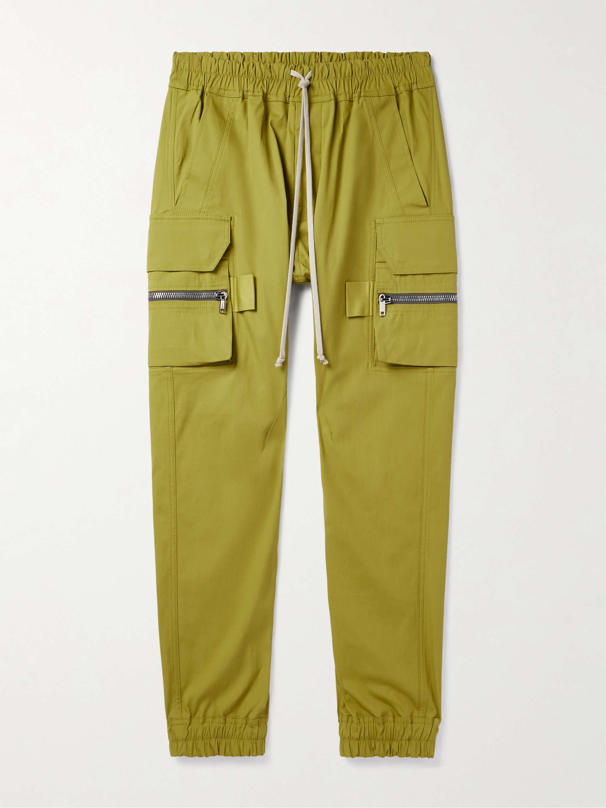 Mastodon Skinny-Fit Cotton-Jersey Drawstring Cargo Trousers