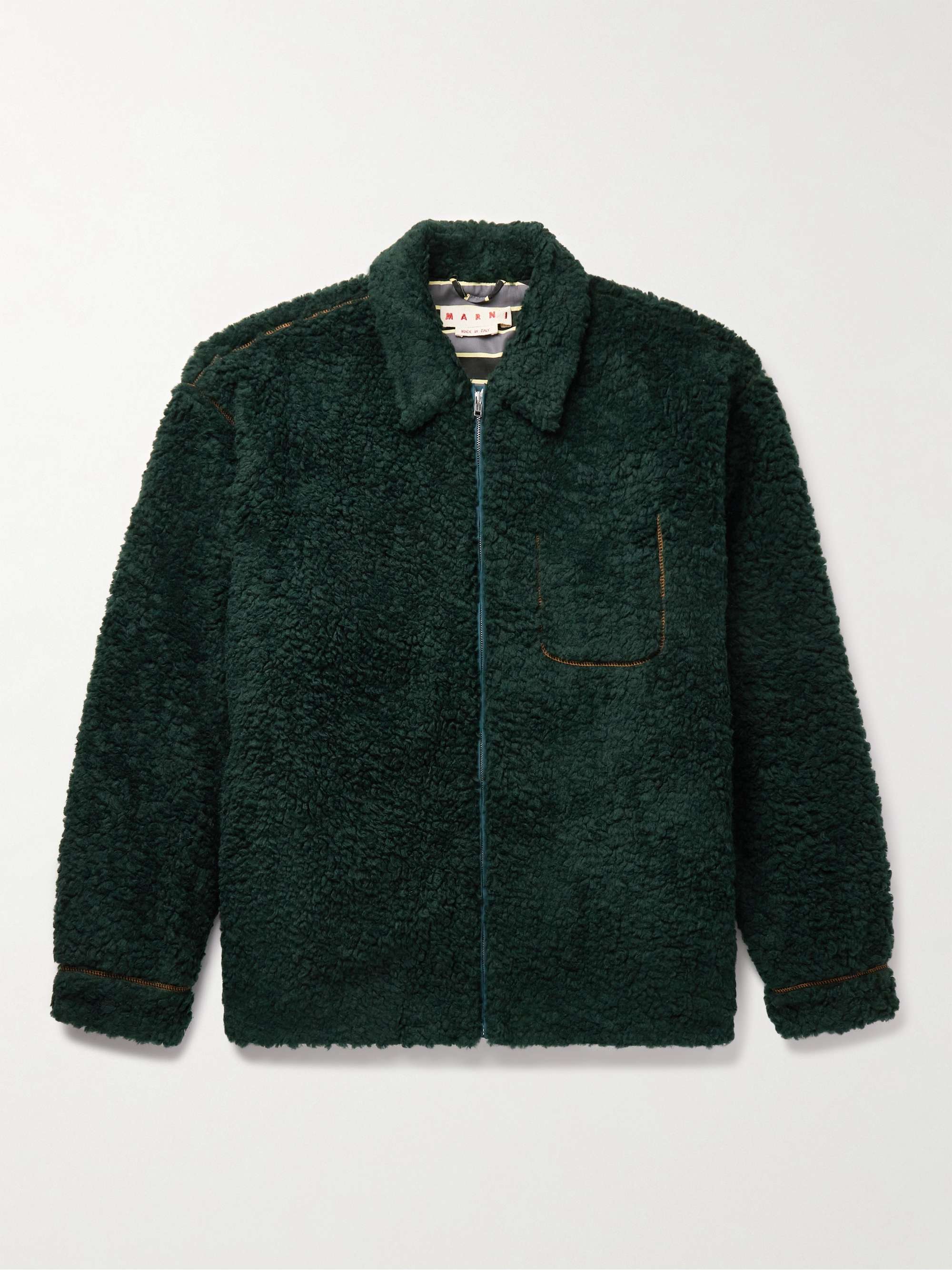 marni fleece jacket