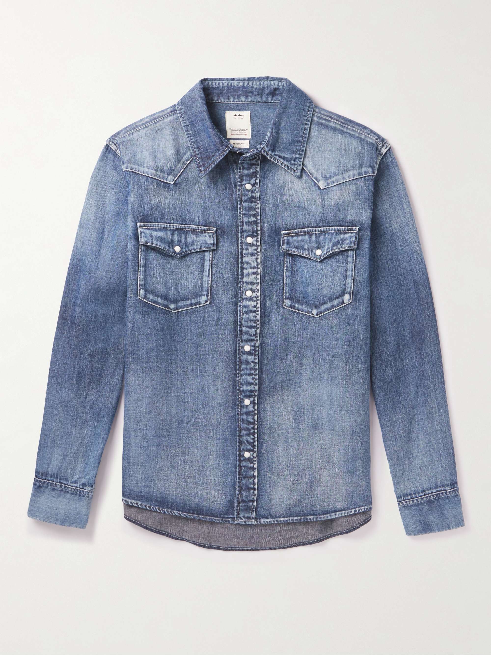 Social Sculpture Denim Western Shirt