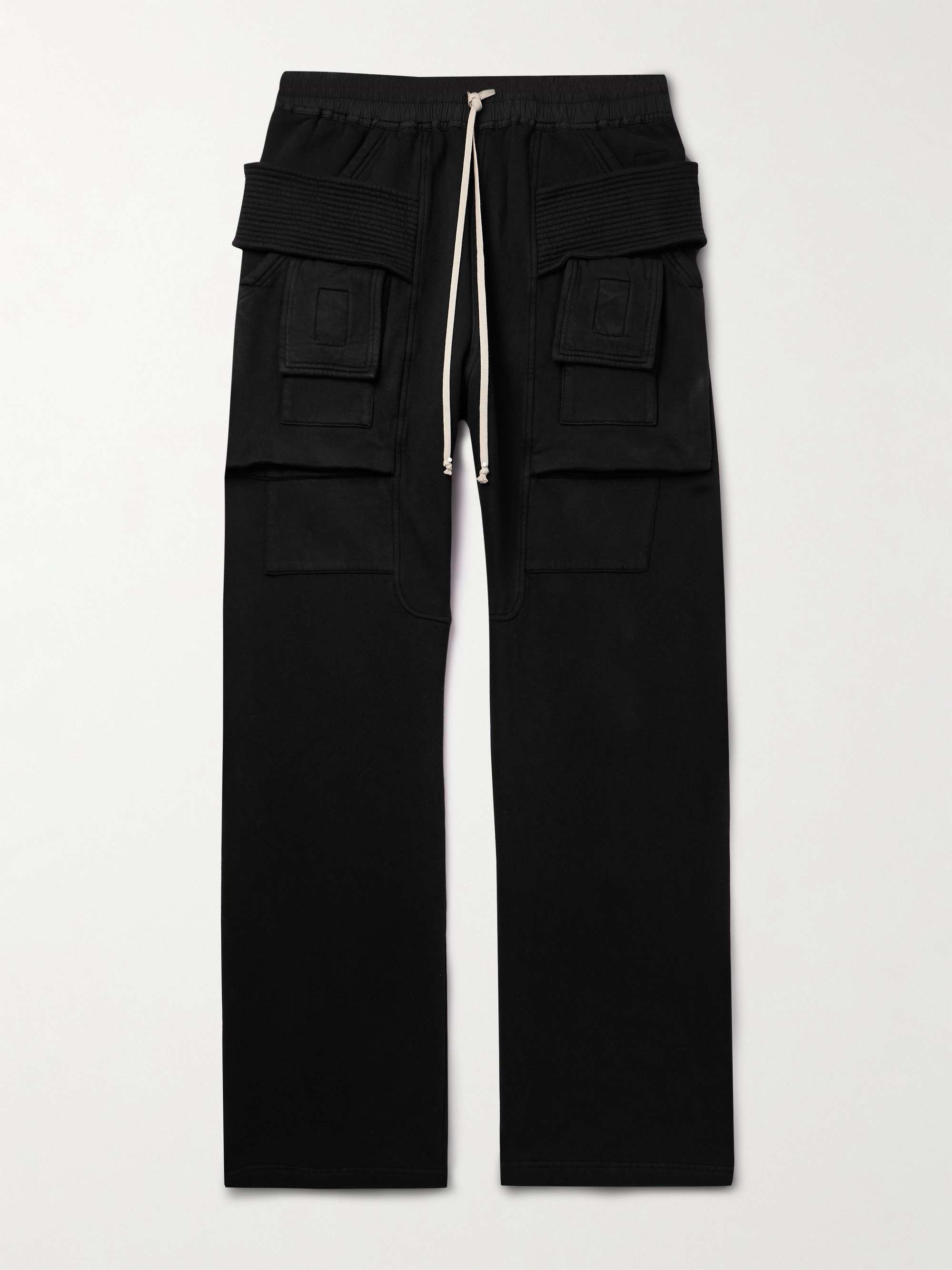 Furka Straight-Leg Cotton-Jersey Drawstring Cargo Trousers