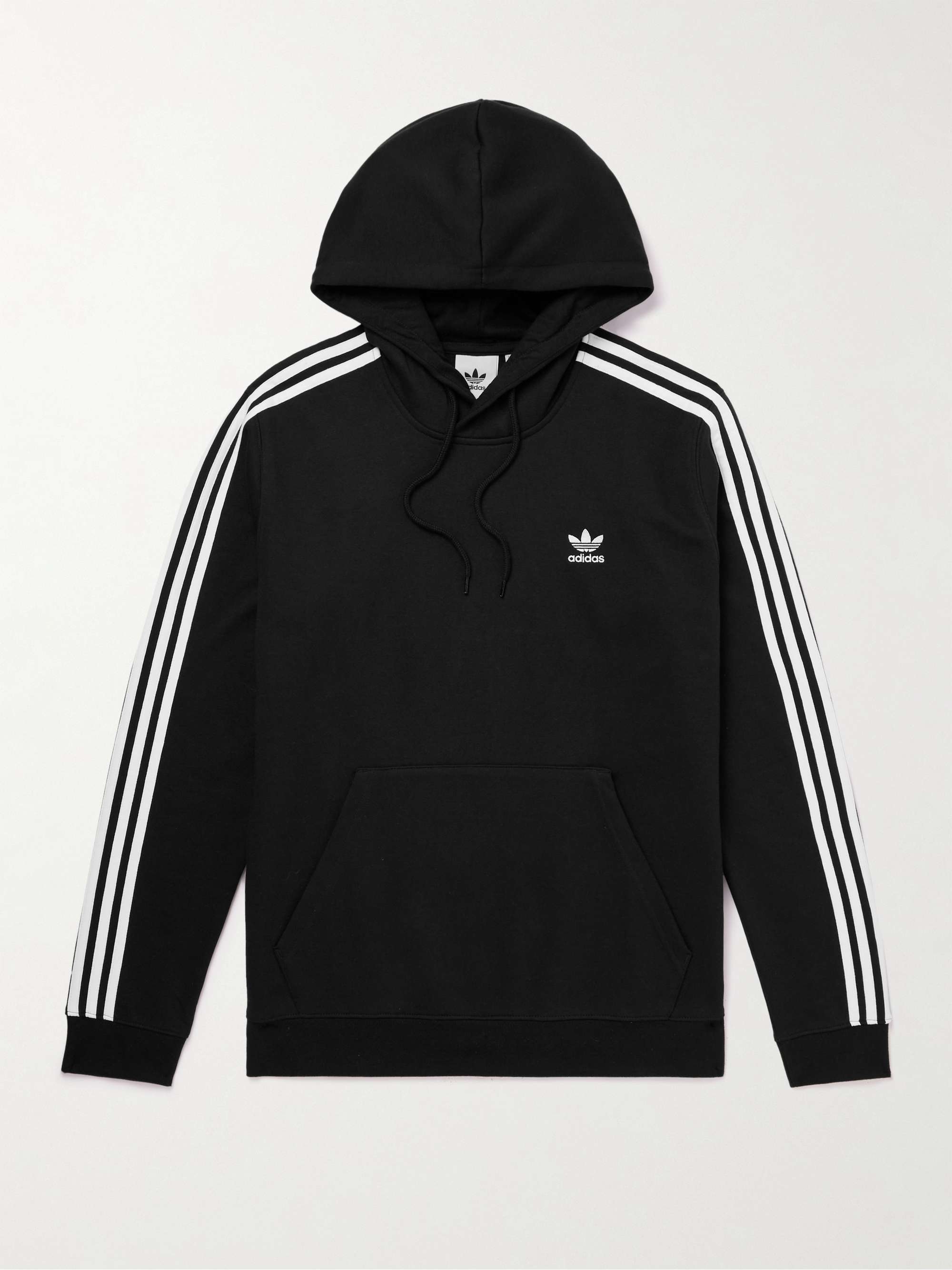 Uanset hvilken Pinpoint Legeme ADIDAS ORIGINALS Logo-Embroidered Striped Cotton-Blend Jersey Hoodie for  Men | MR PORTER