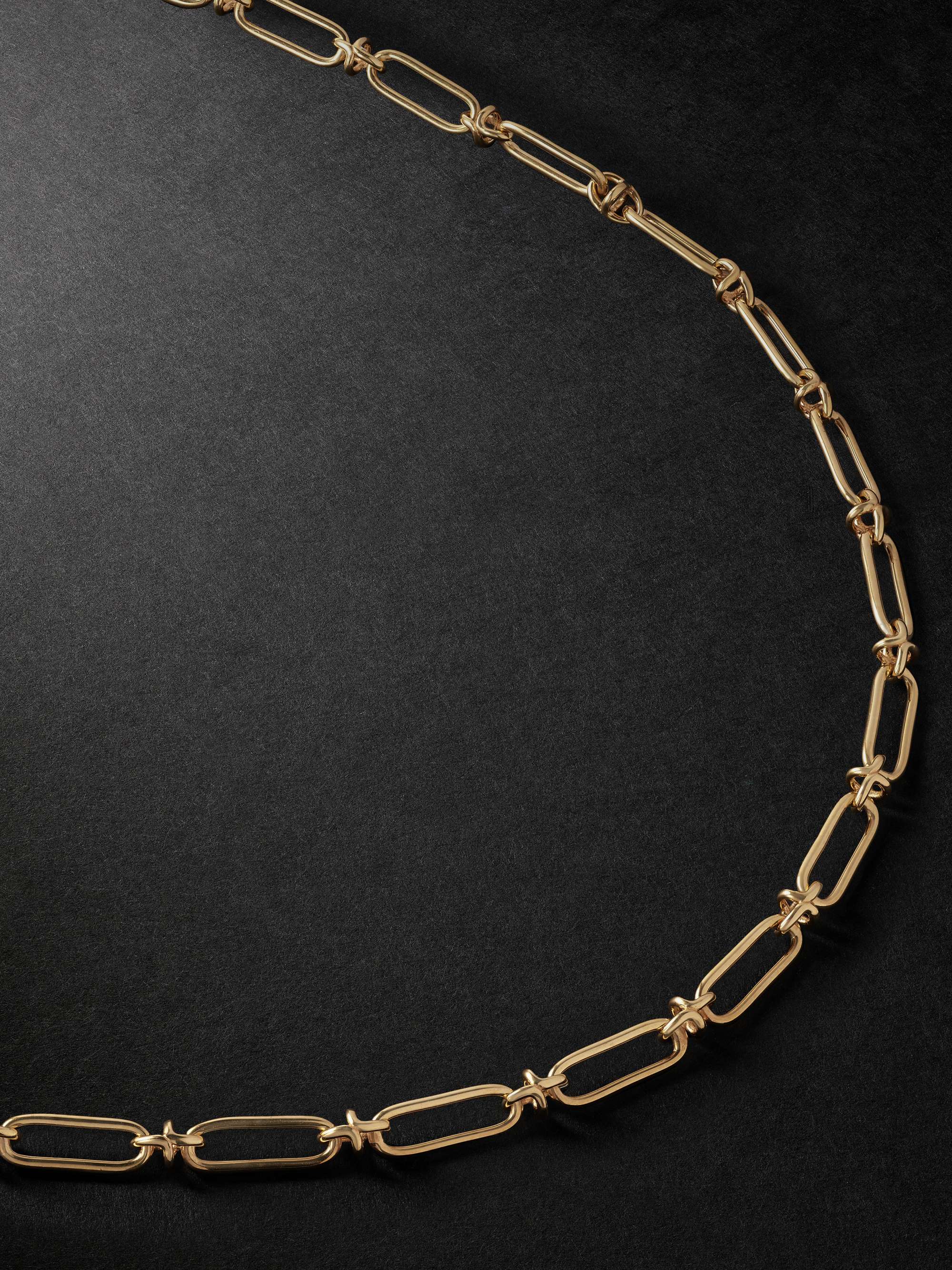 Knuckle Classic 14-Karat Gold Chain Necklace
