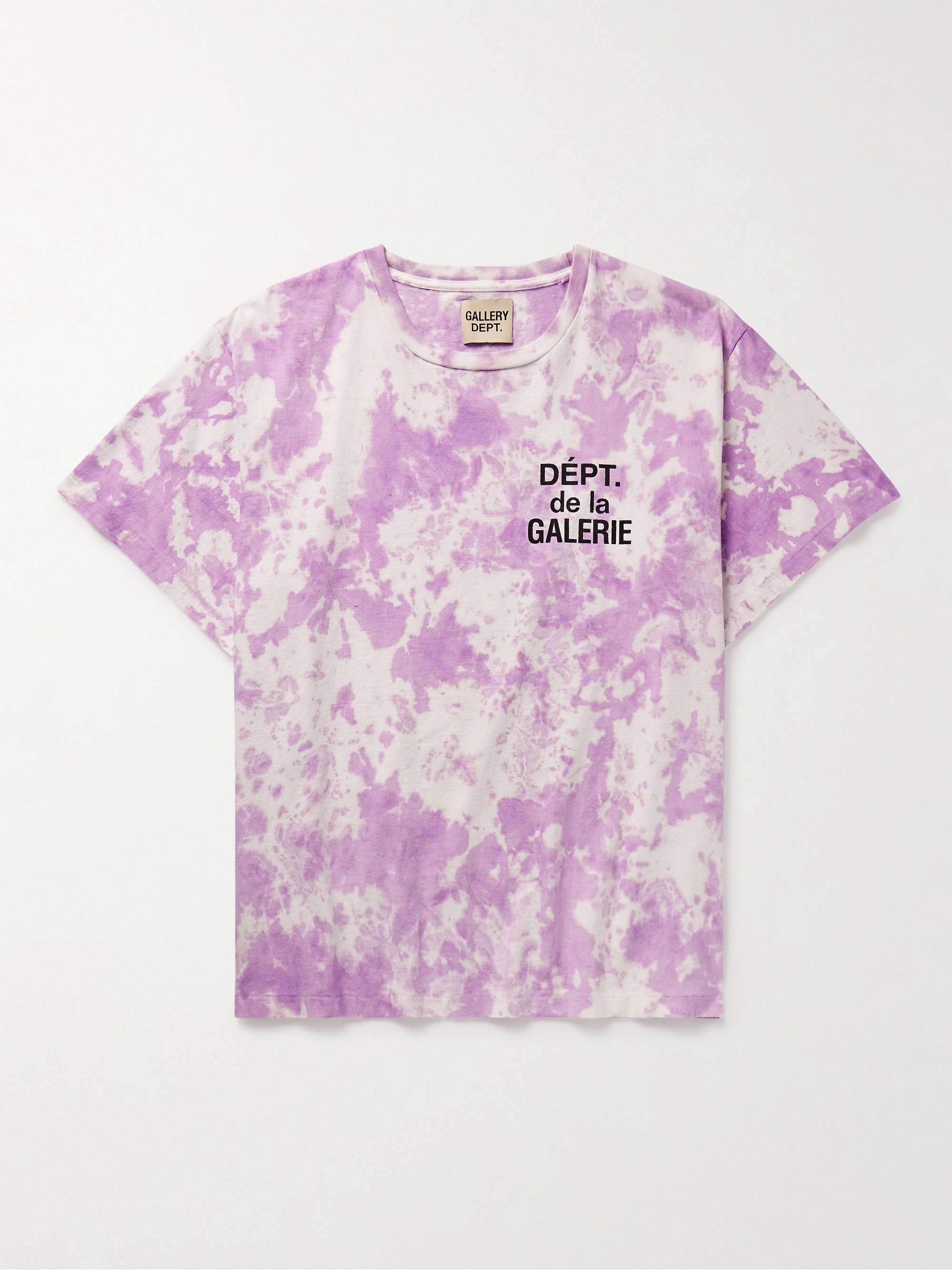 On: Purple Printed T-Shirt