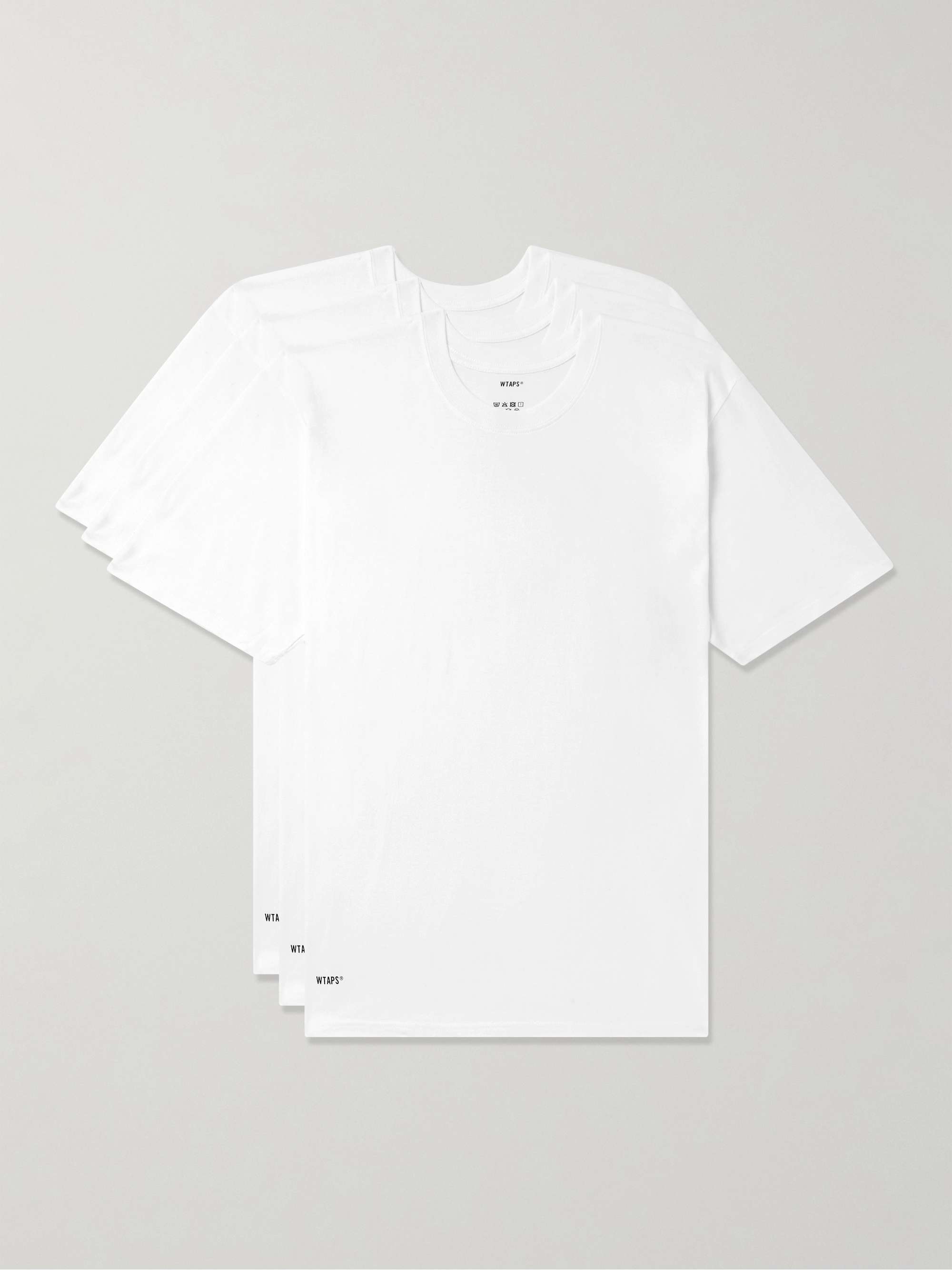 Three-Pack Logo-Print Cotton-Jersey T-Shirts