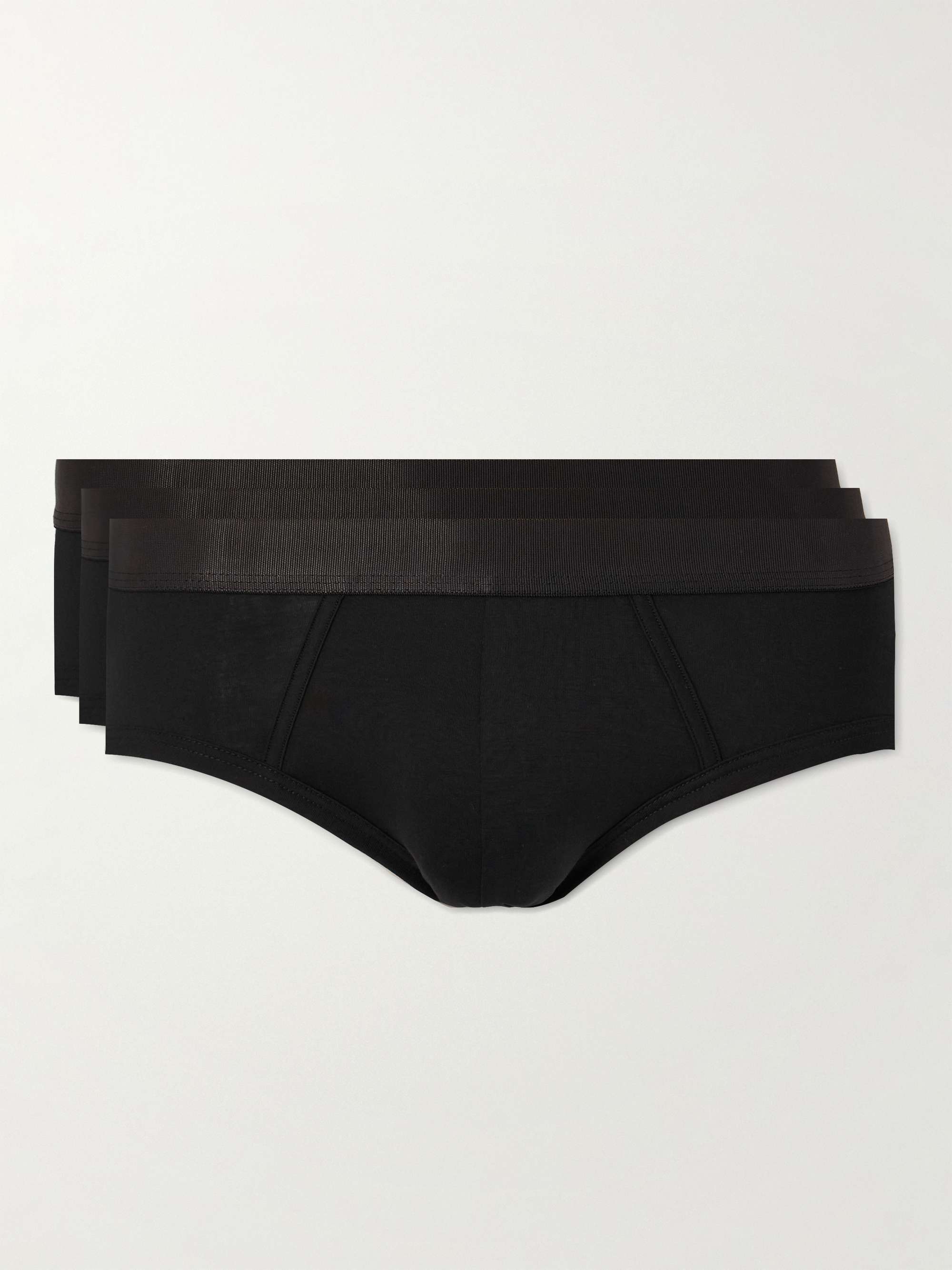 CDLP Three-Pack Stretch-Lyocell Briefs