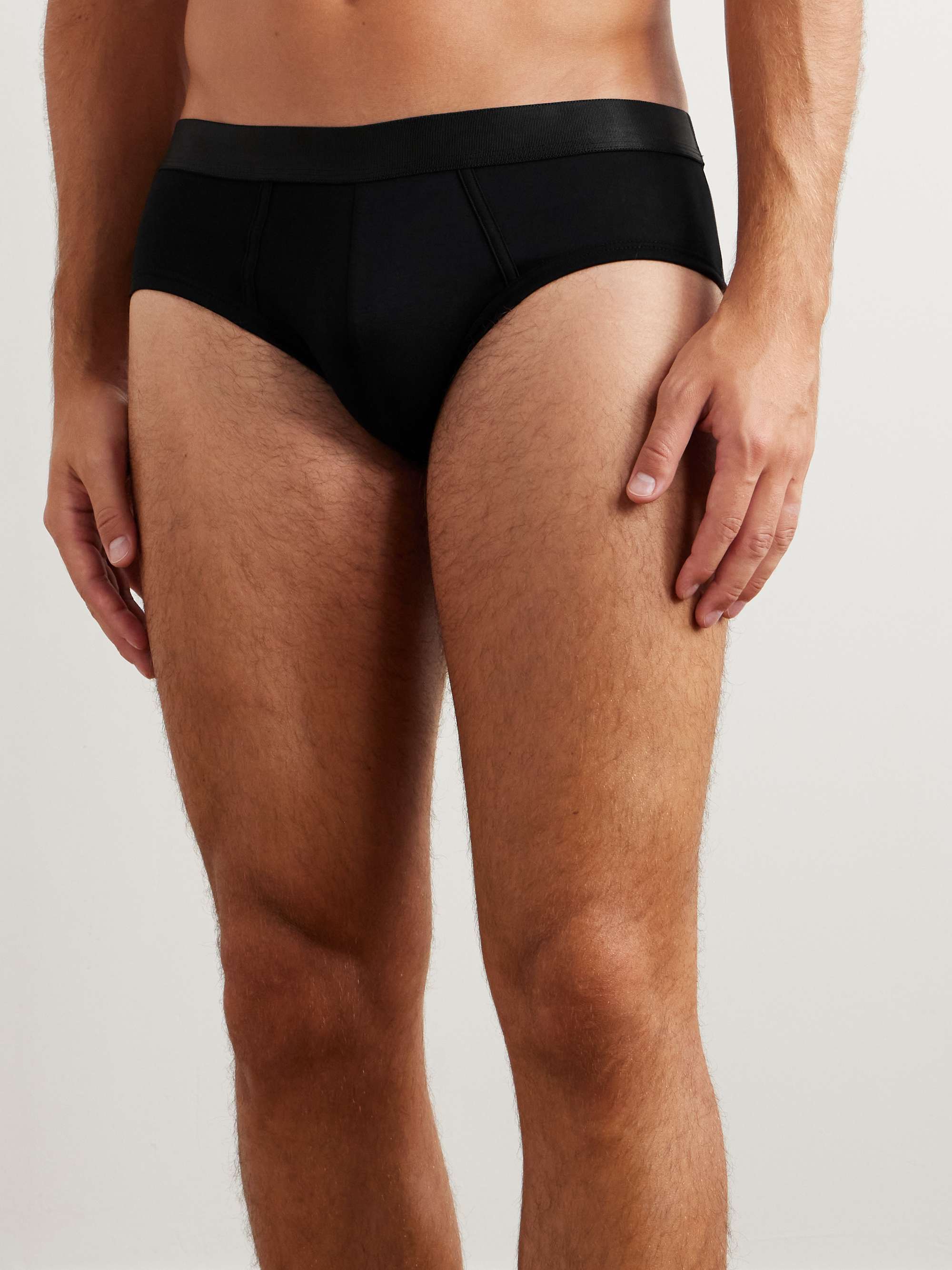 CDLP Three-Pack Stretch-Lyocell Briefs