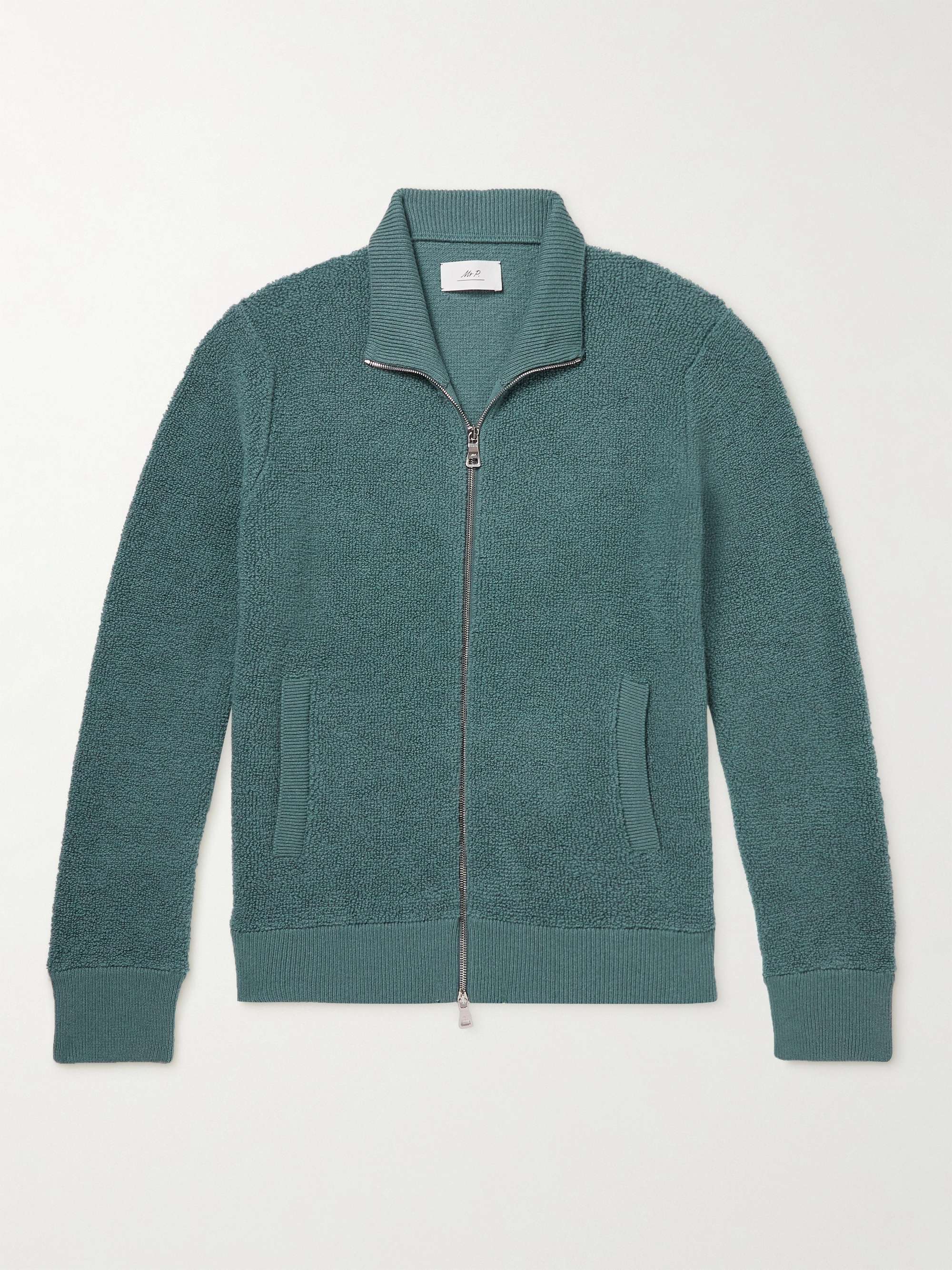 MR P. Cashmere-Fleece Zip-Up Cardigan for Men | MR PORTER
