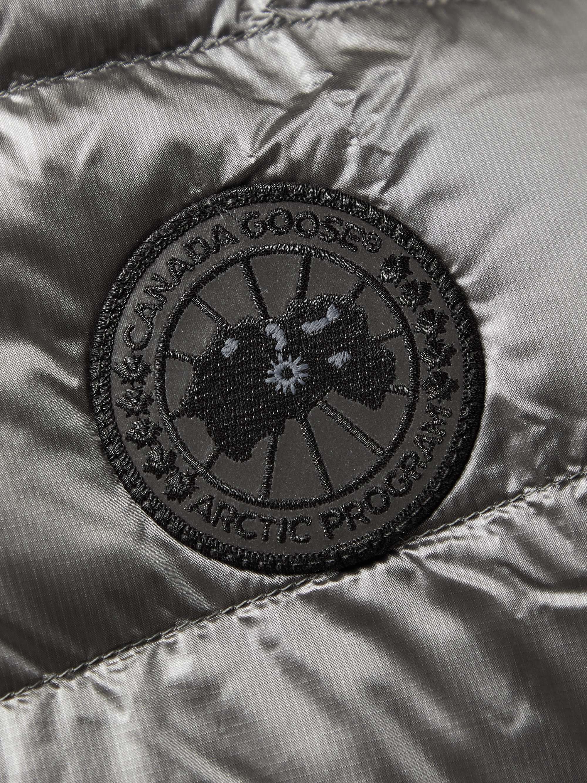 CANADA GOOSE Crofton Slim-Fit Metallic Nylon-Ripstop Hooded Down Jacket