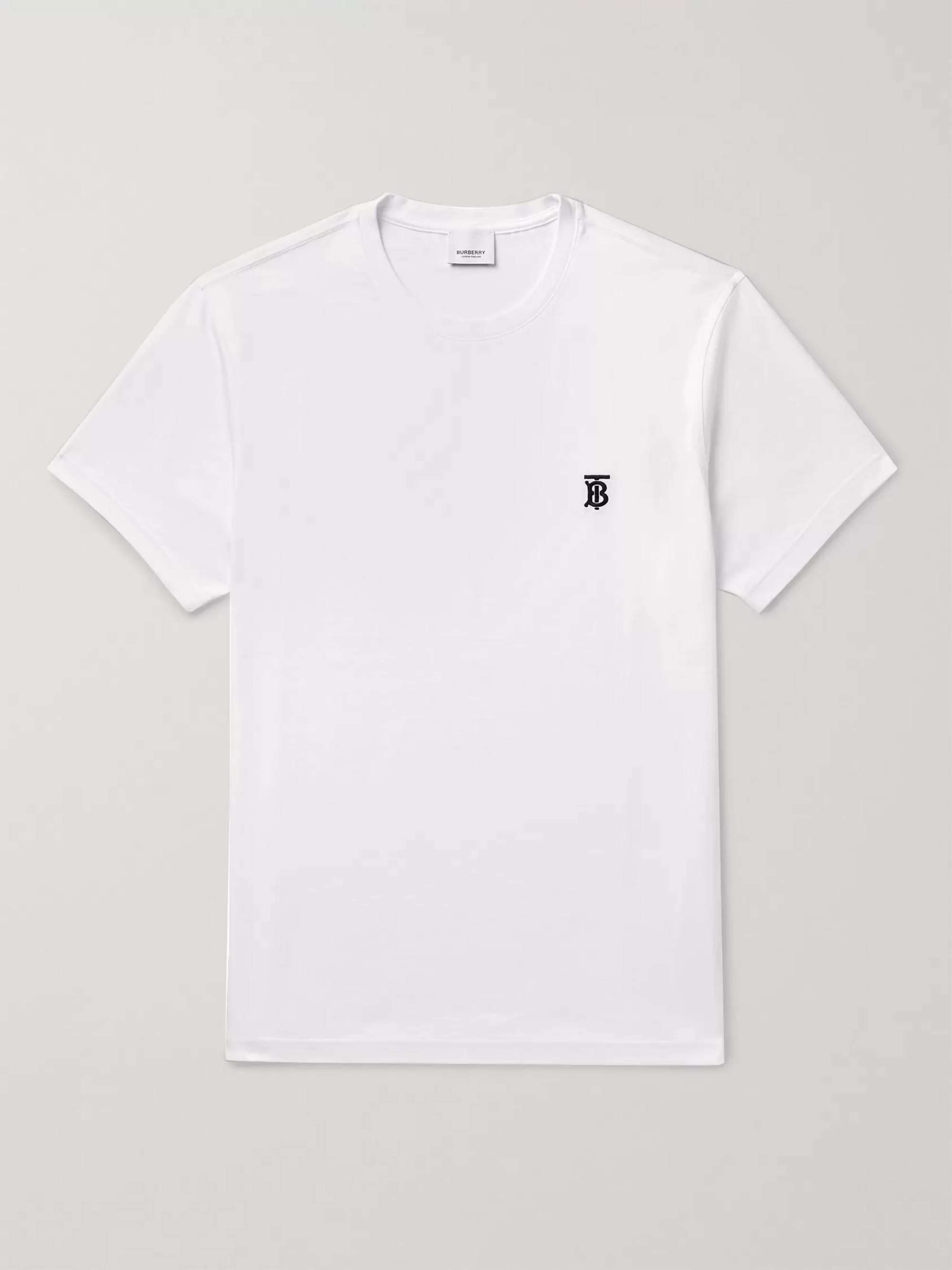 Logo-Embroidered Cotton-Jersey T-Shirt