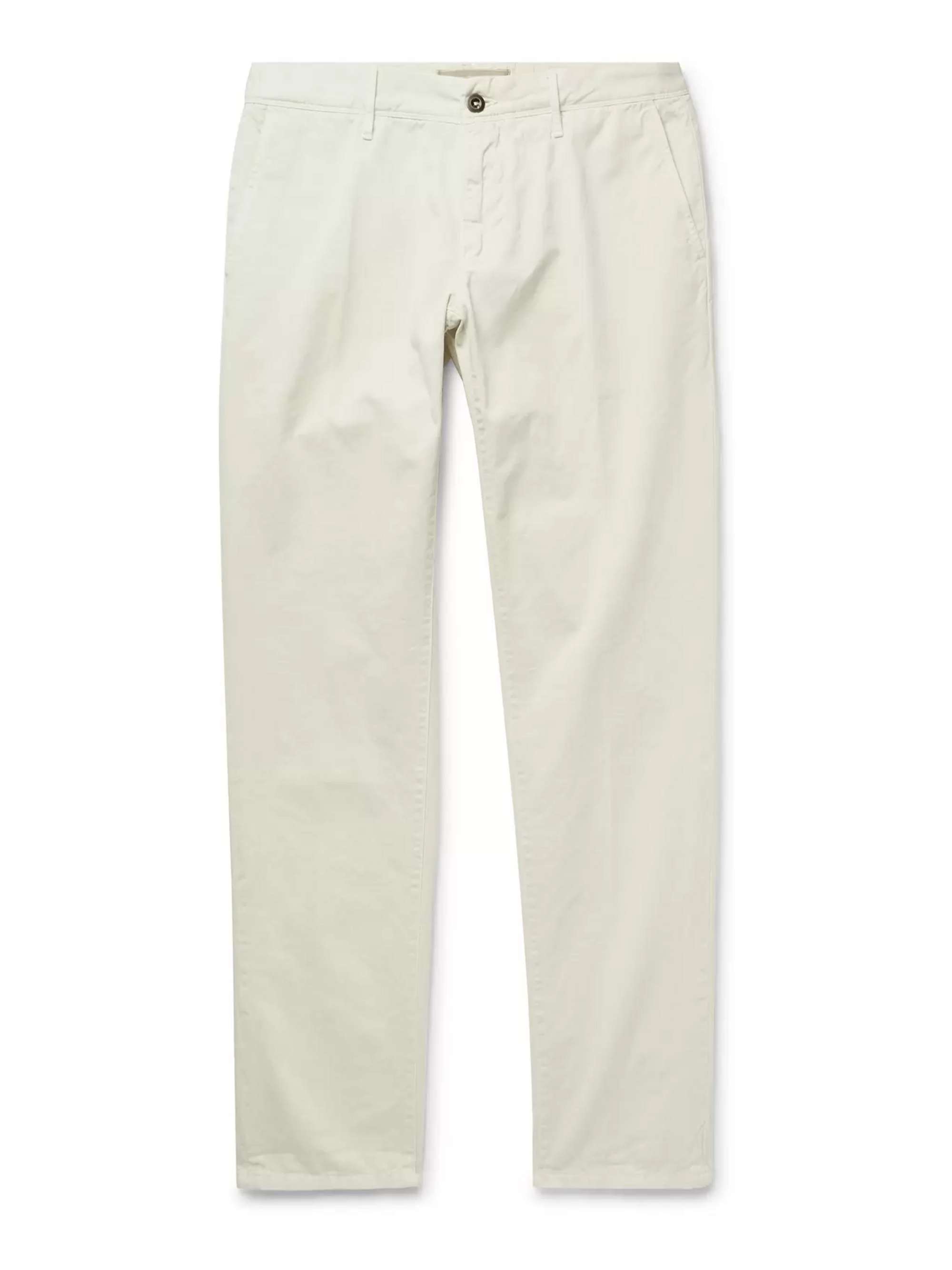 INCOTEX Slim-Fit Cotton-Twill Chinos