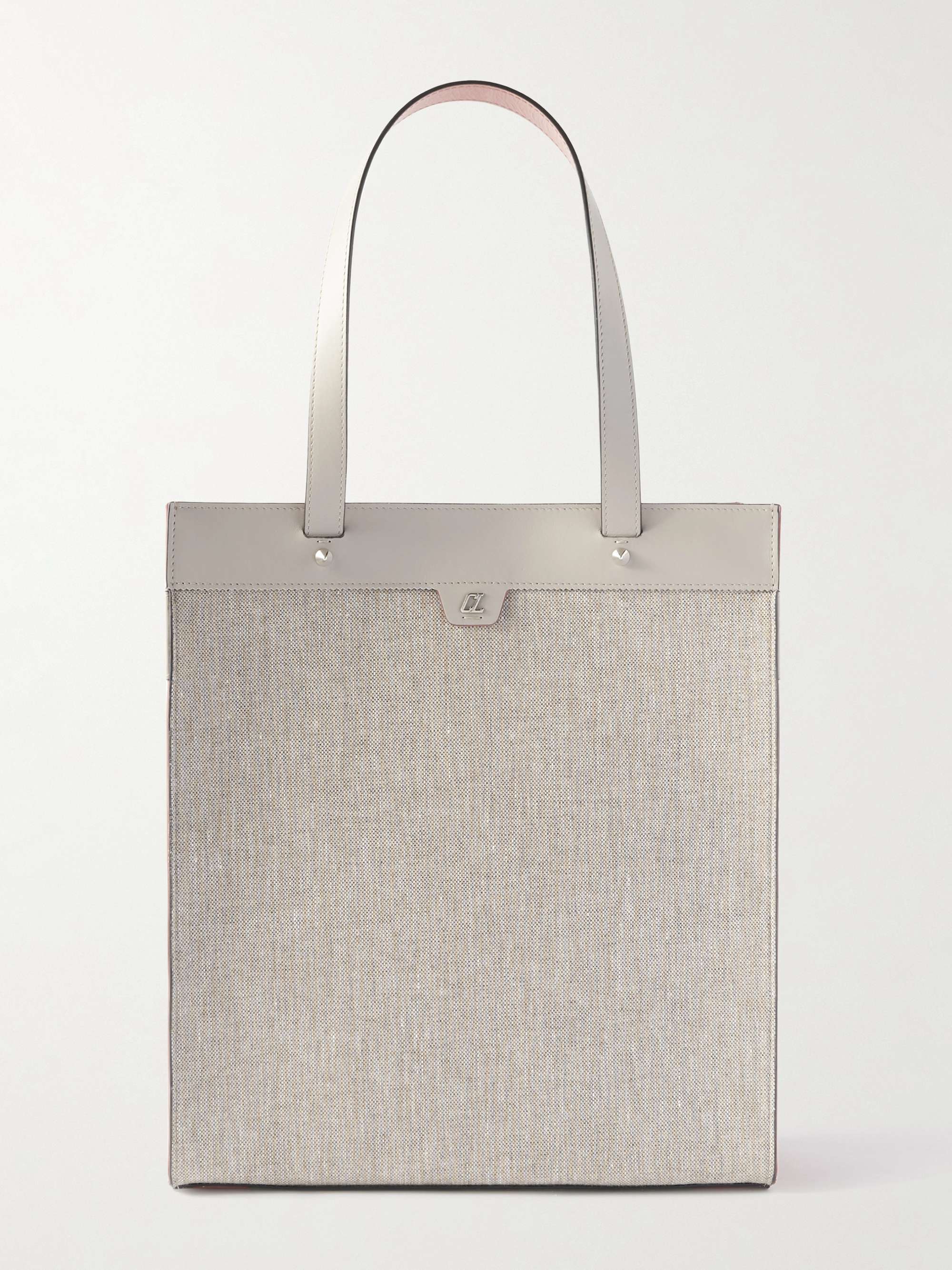 Oberst motto Ventilere CHRISTIAN LOUBOUTIN Logo-Embossed Canvas and Leather Tote Bag | MR PORTER