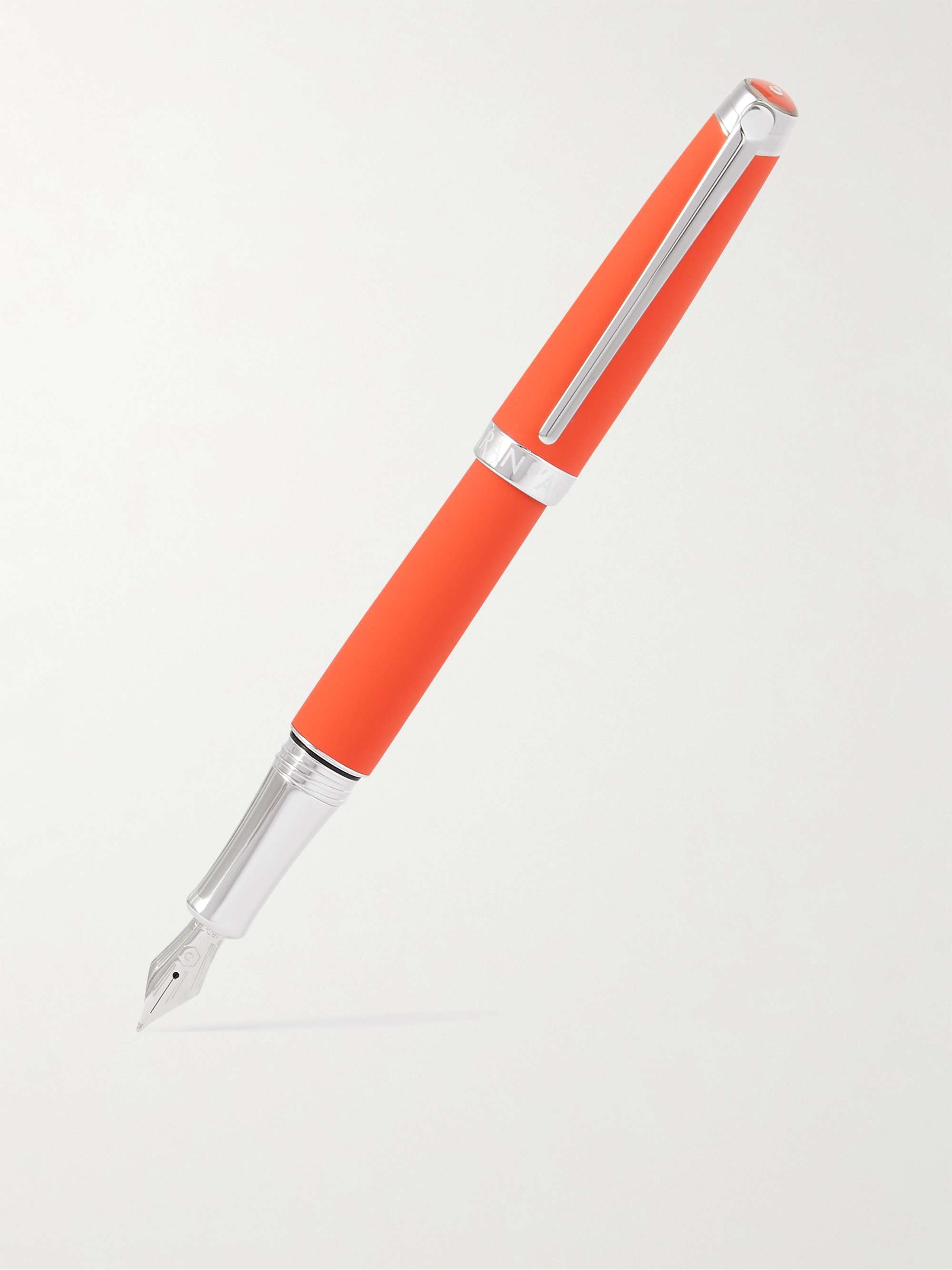 CARAN D'ACHE Léman Rhodium-Plated and Lacquered Fountain Pen