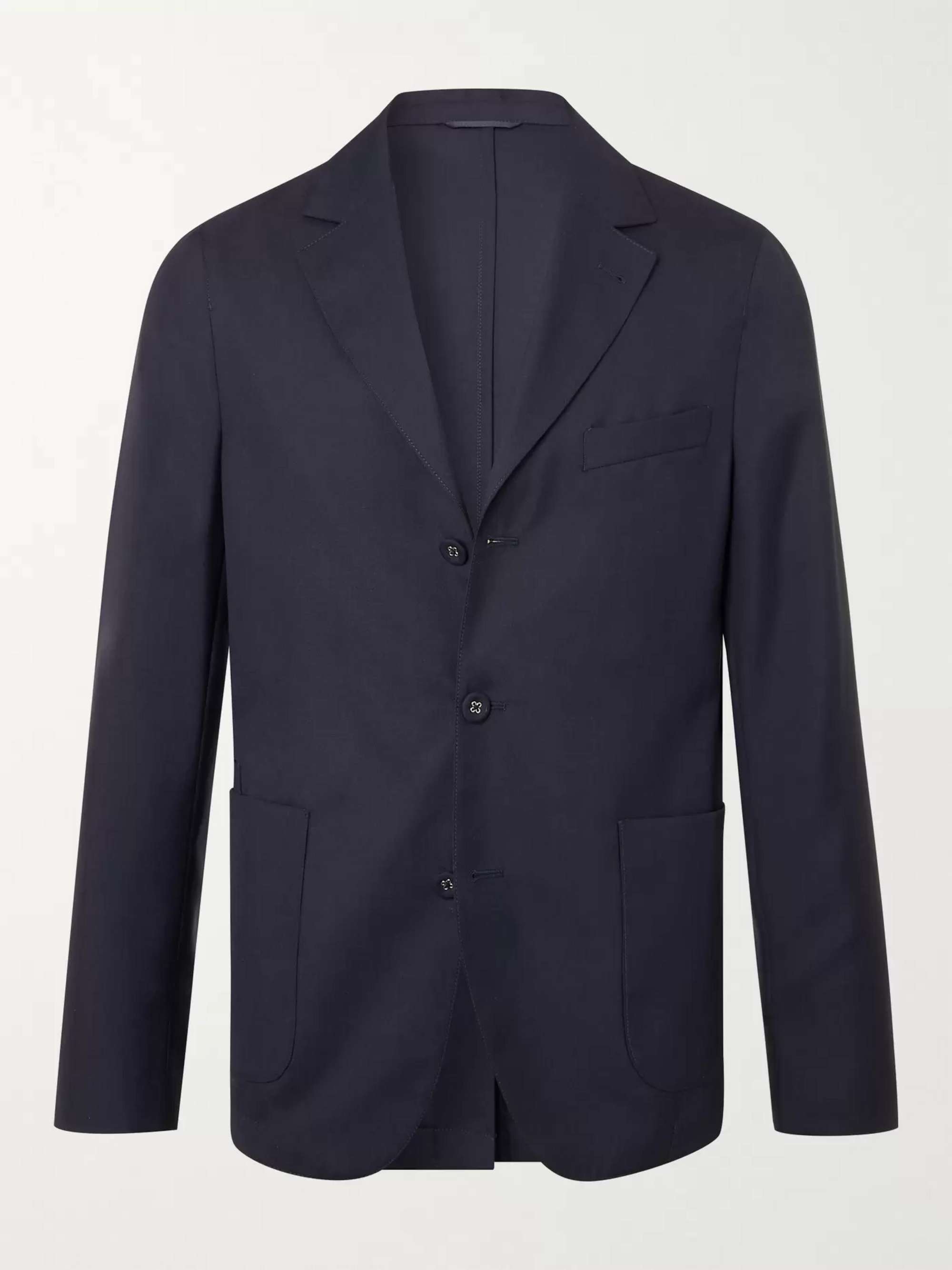 OFFICINE GÉNÉRALE Armie Unstructured Wool-Flannel Suit Jacket