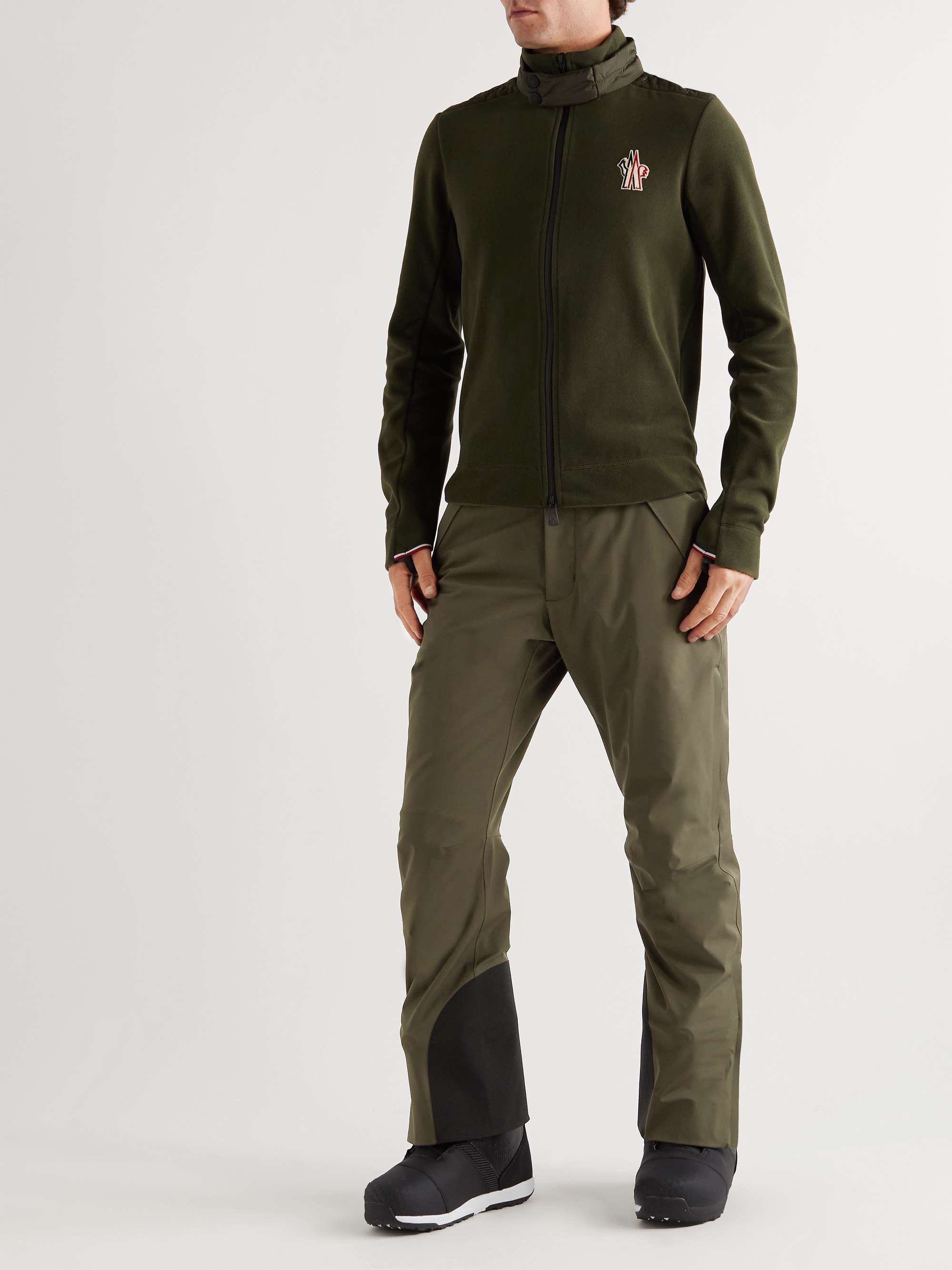 MONCLER GRENOBLE Canvas-Trimmed Shell Ski Pants