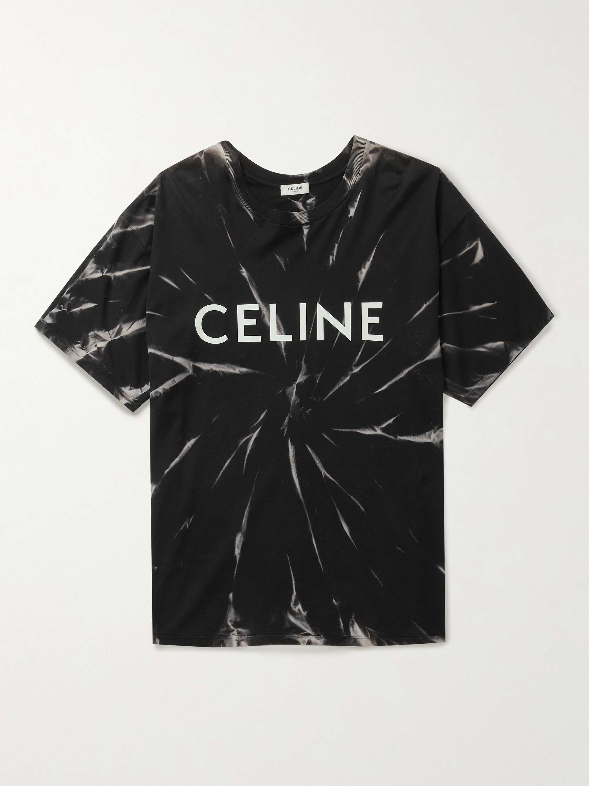 LOOSE CELINE T-SHIRT IN COTTON JERSEY - GREY MELANGE