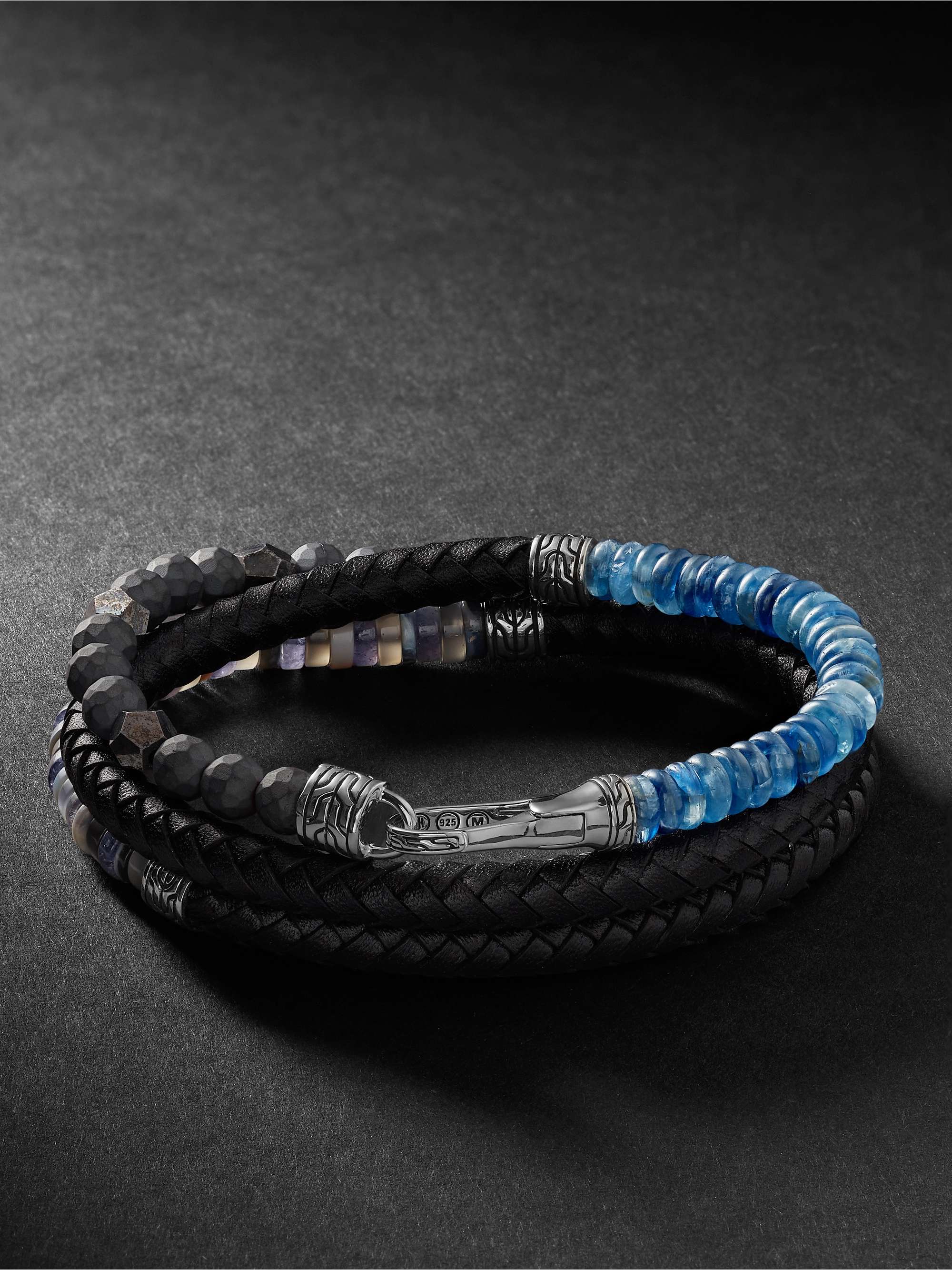 Men's Leather Wrap Bracelet