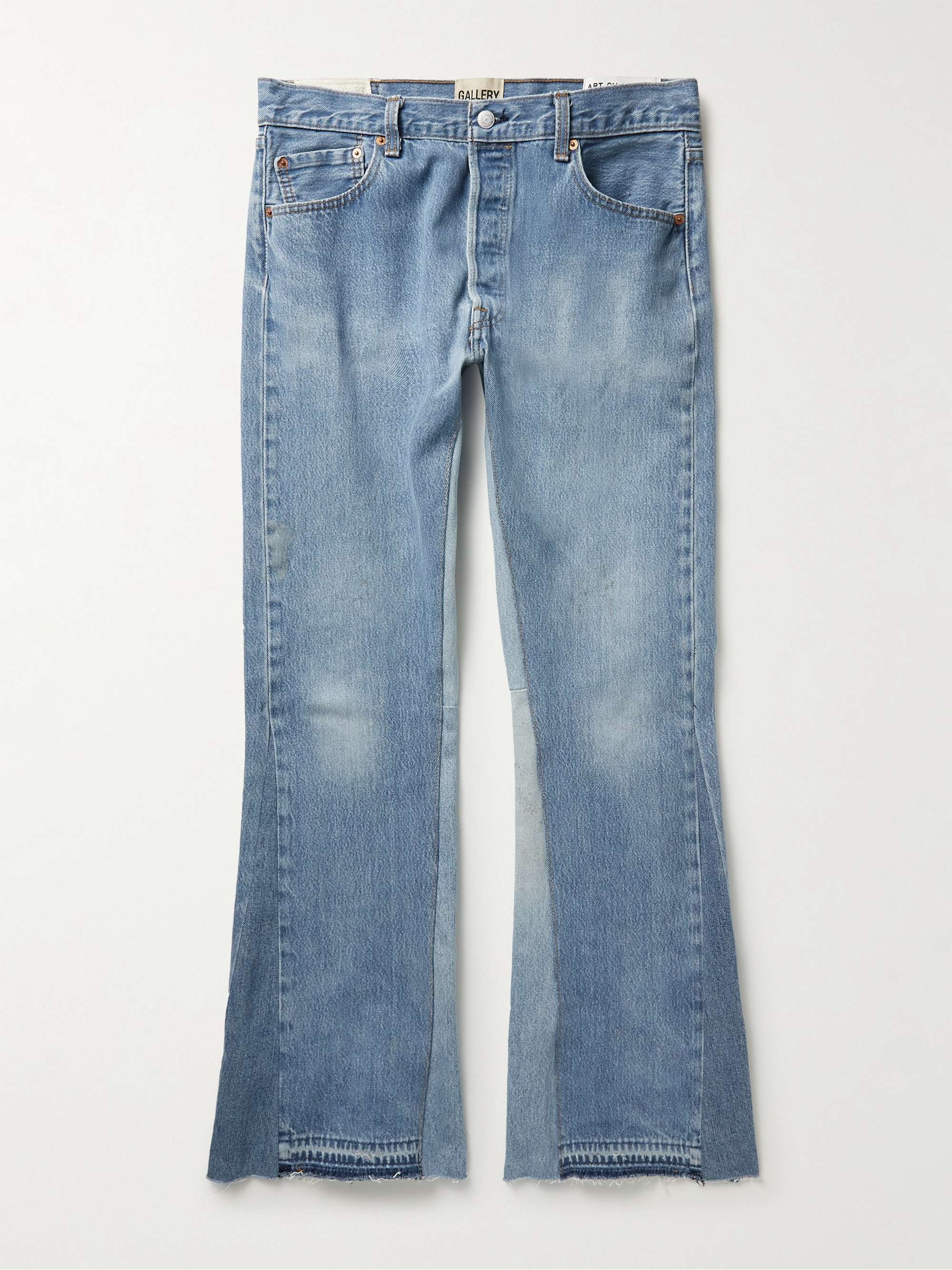 90210 La Flare Slim-Fit Frayed Jeans
