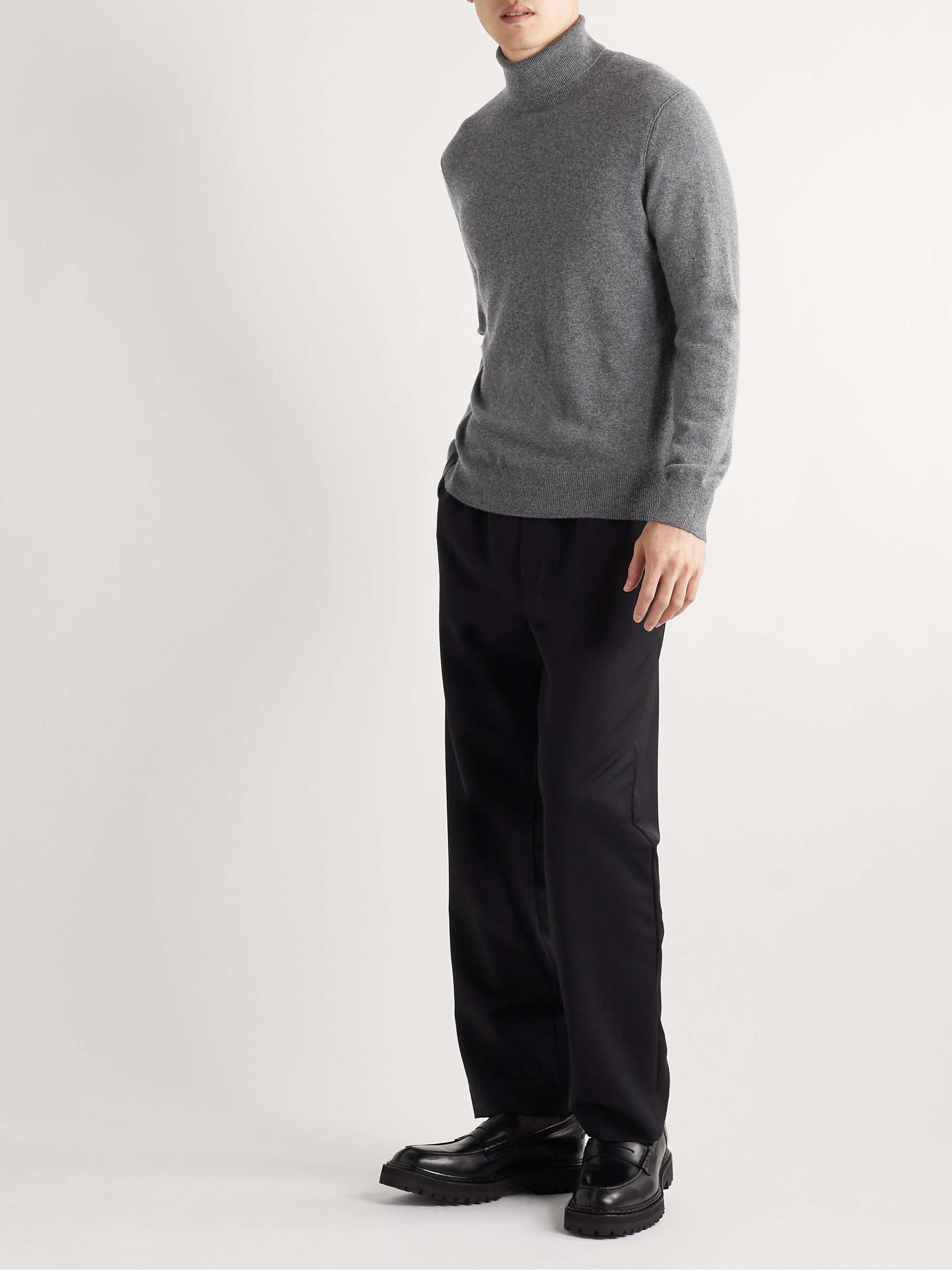 CLUB MONACO Recycled Cashmere Rollneck Sweater