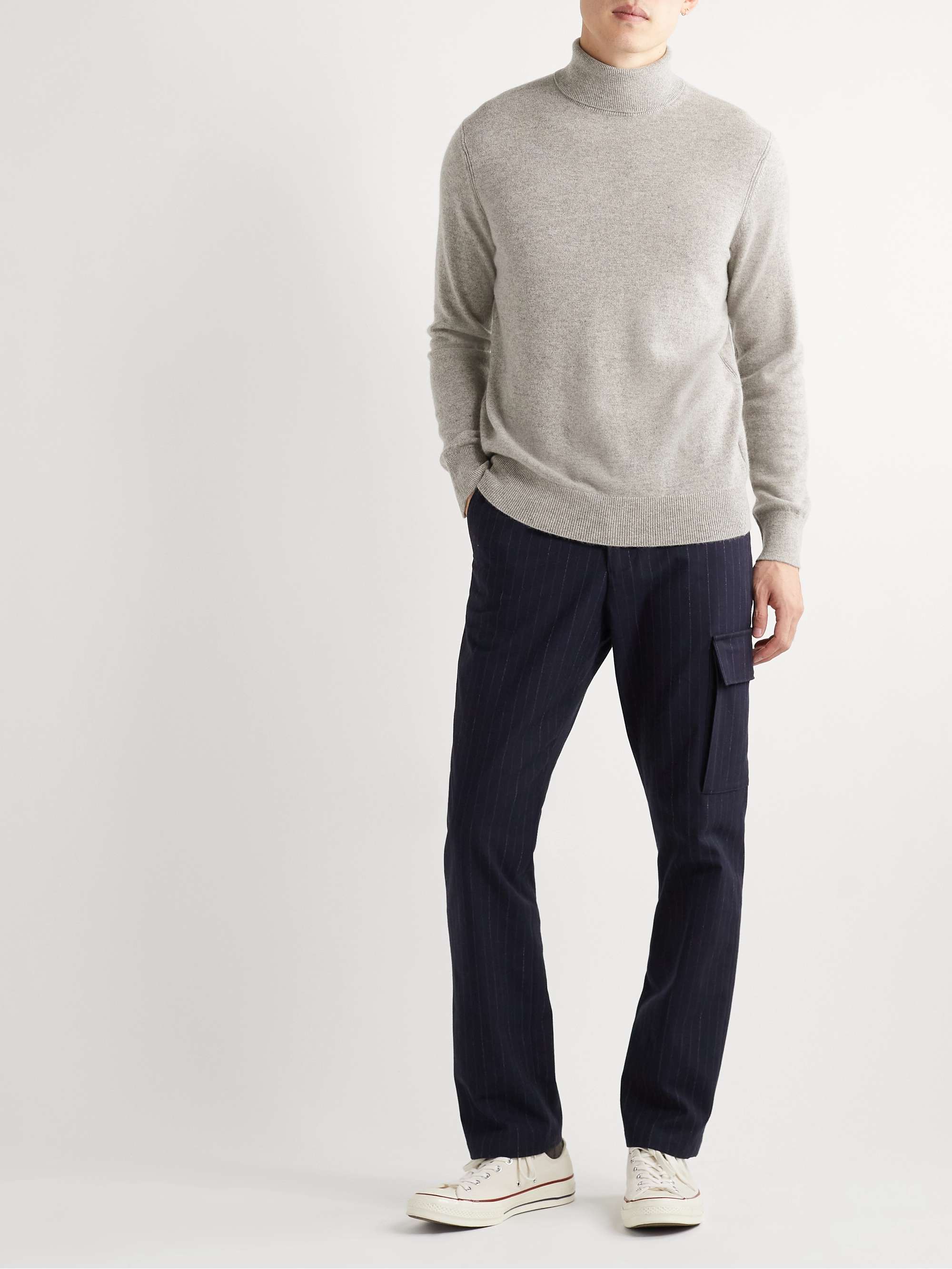 CLUB MONACO Recycled Cashmere Rollneck Sweater