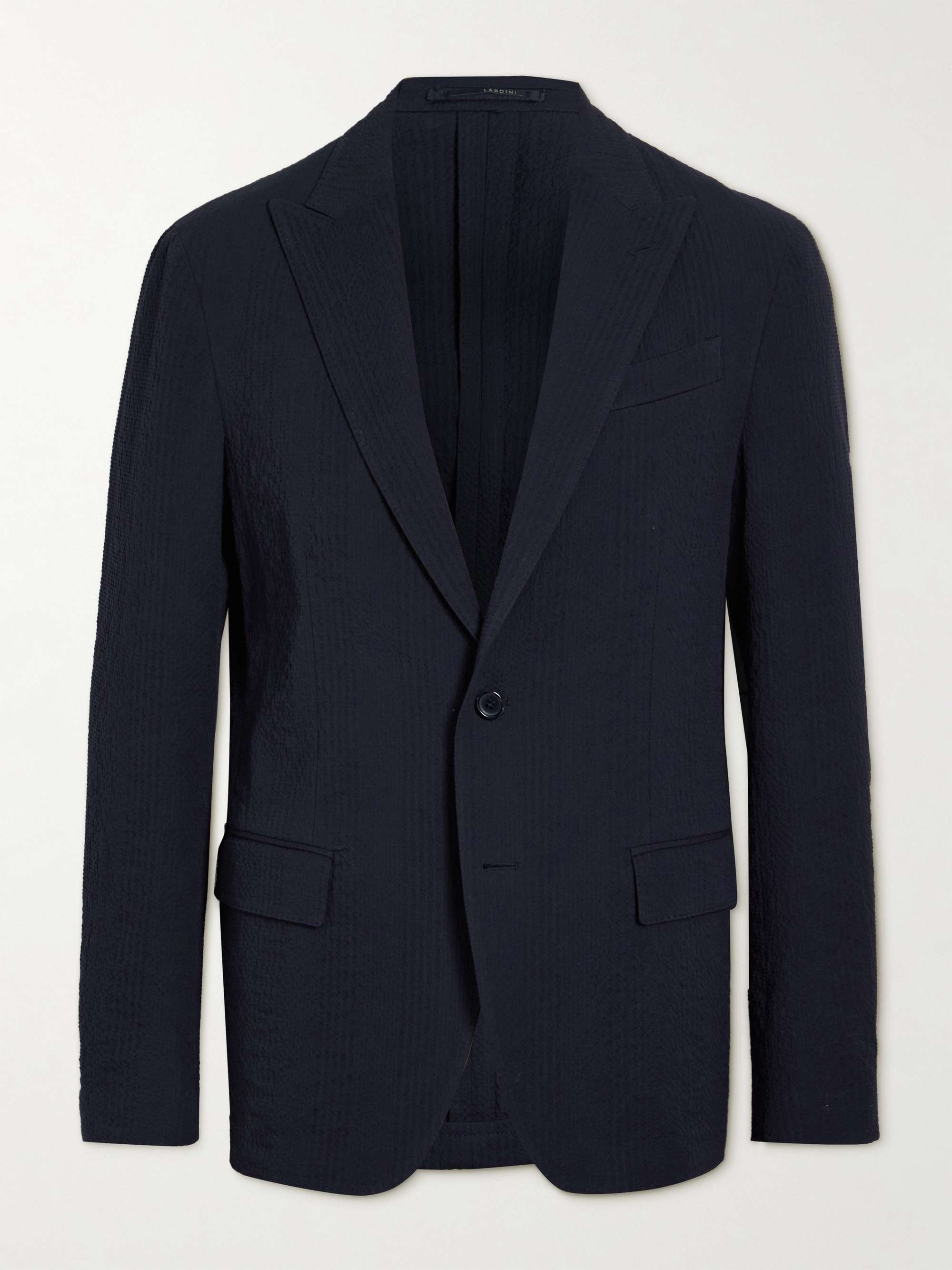 Lardini Seersucker Cotton Jacket-