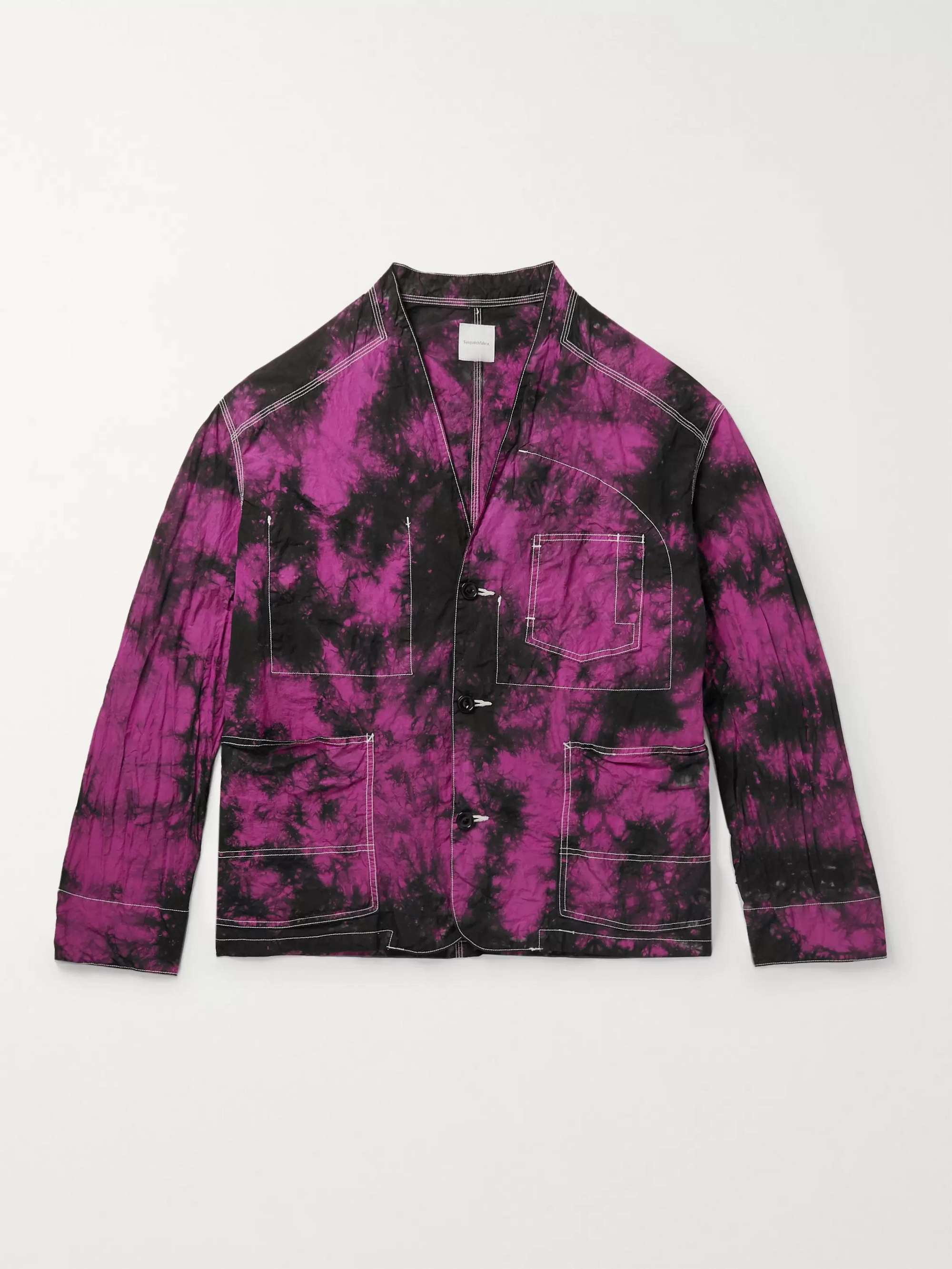 Tie-Dyed Nylon Jacket