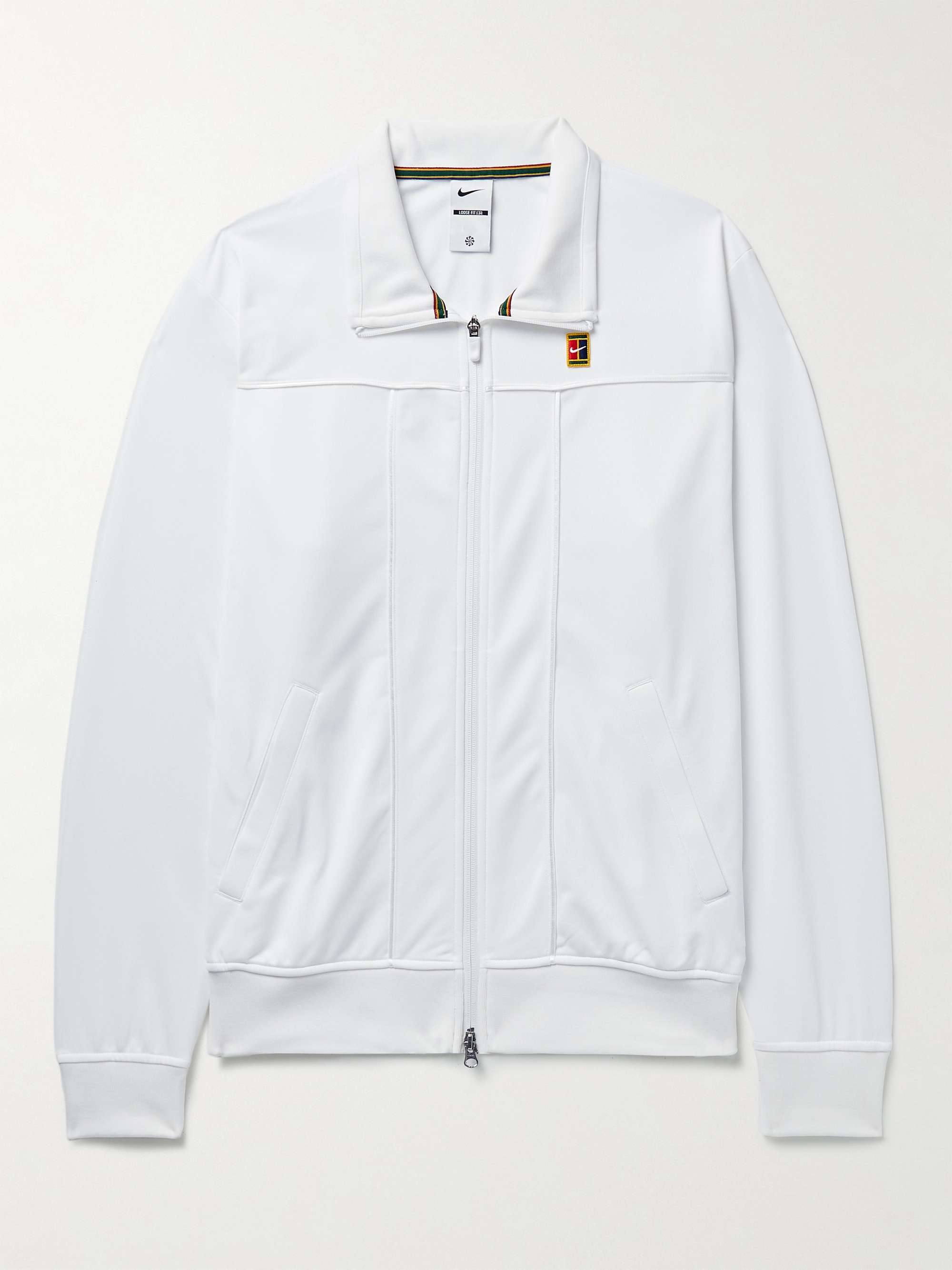 Recordar ballena Humedad NIKE TENNIS Court Heritage Logo-Appliquéd Tech-Jersey Tennis Jacket for Men  | MR PORTER