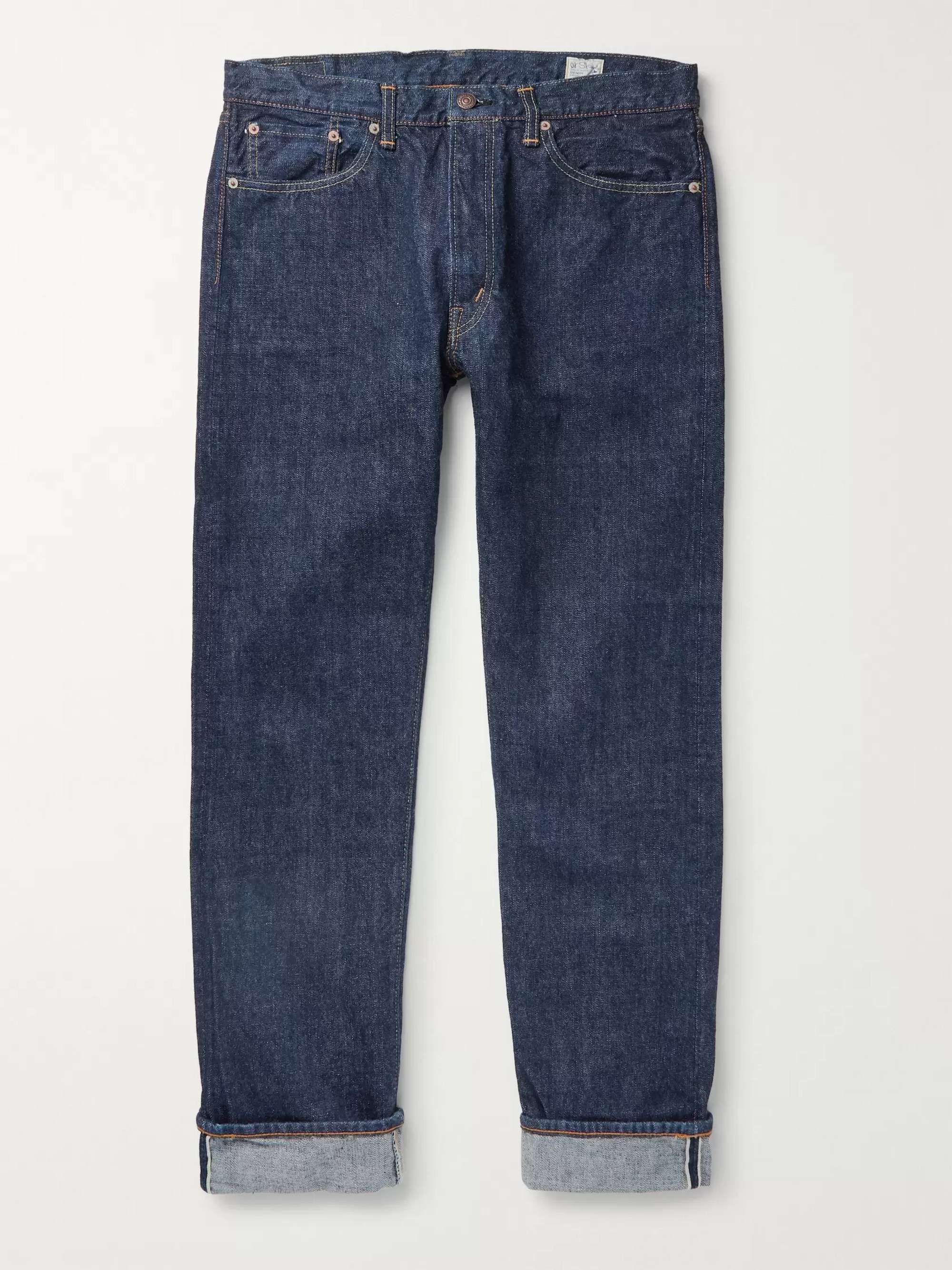 107 Slim Fit Selvedge Denim Jeans - One Wash – Brooklyn Tailors