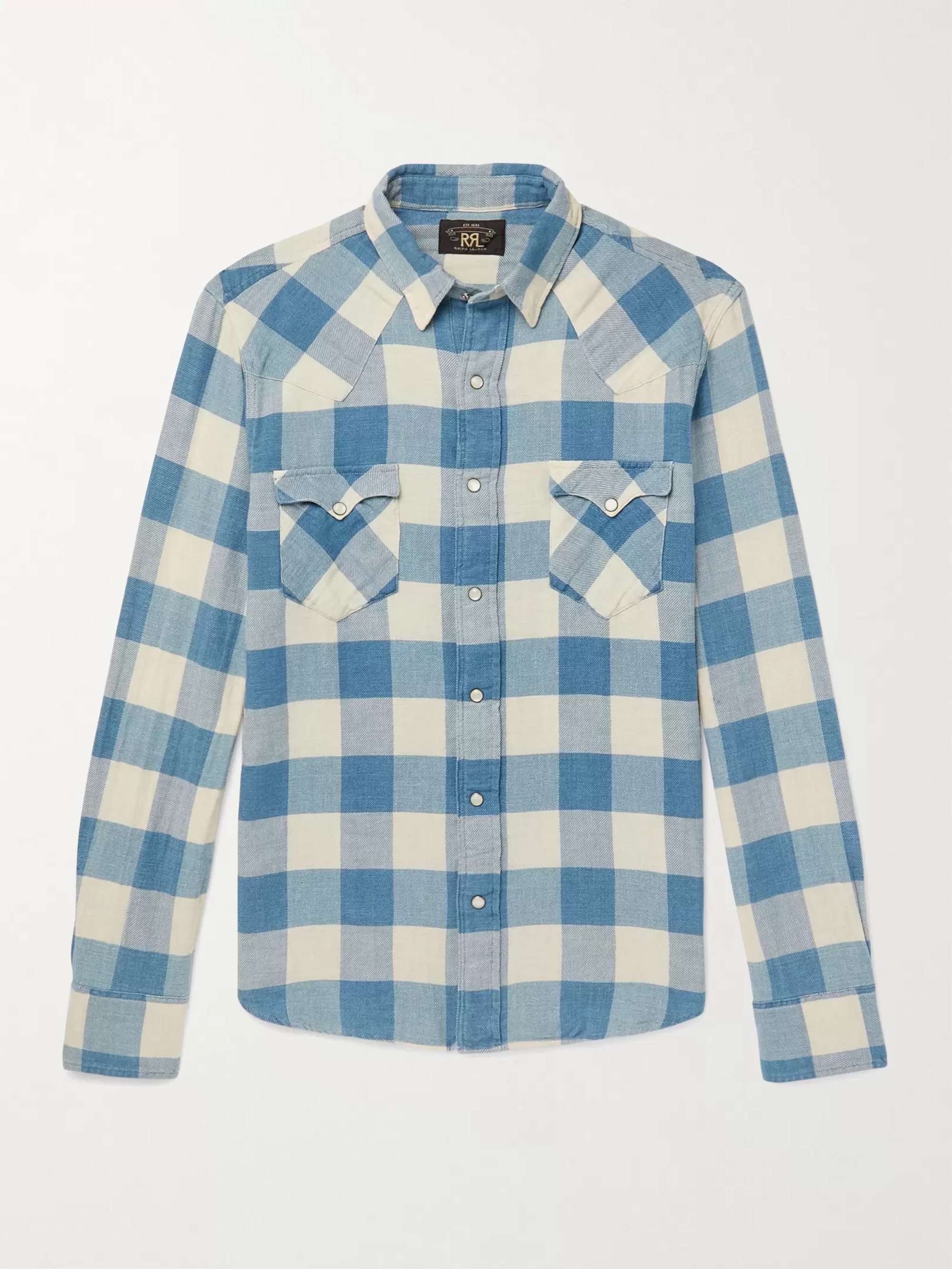 RRL Flanel Western Shirt M