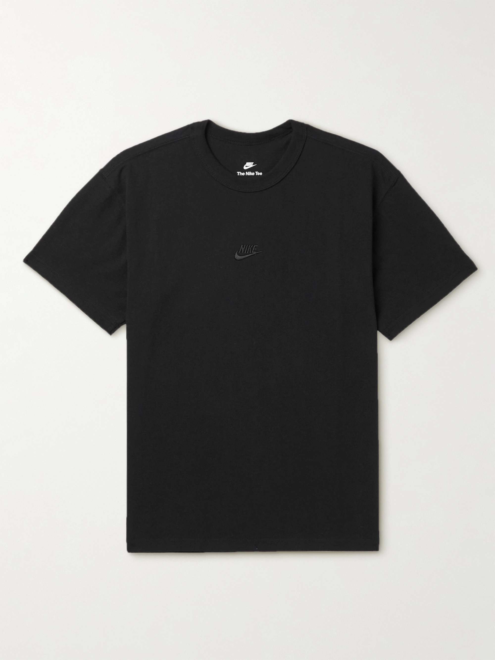 NIKE Sportswear Logo-Embroidered Cotton-Jersey | MR