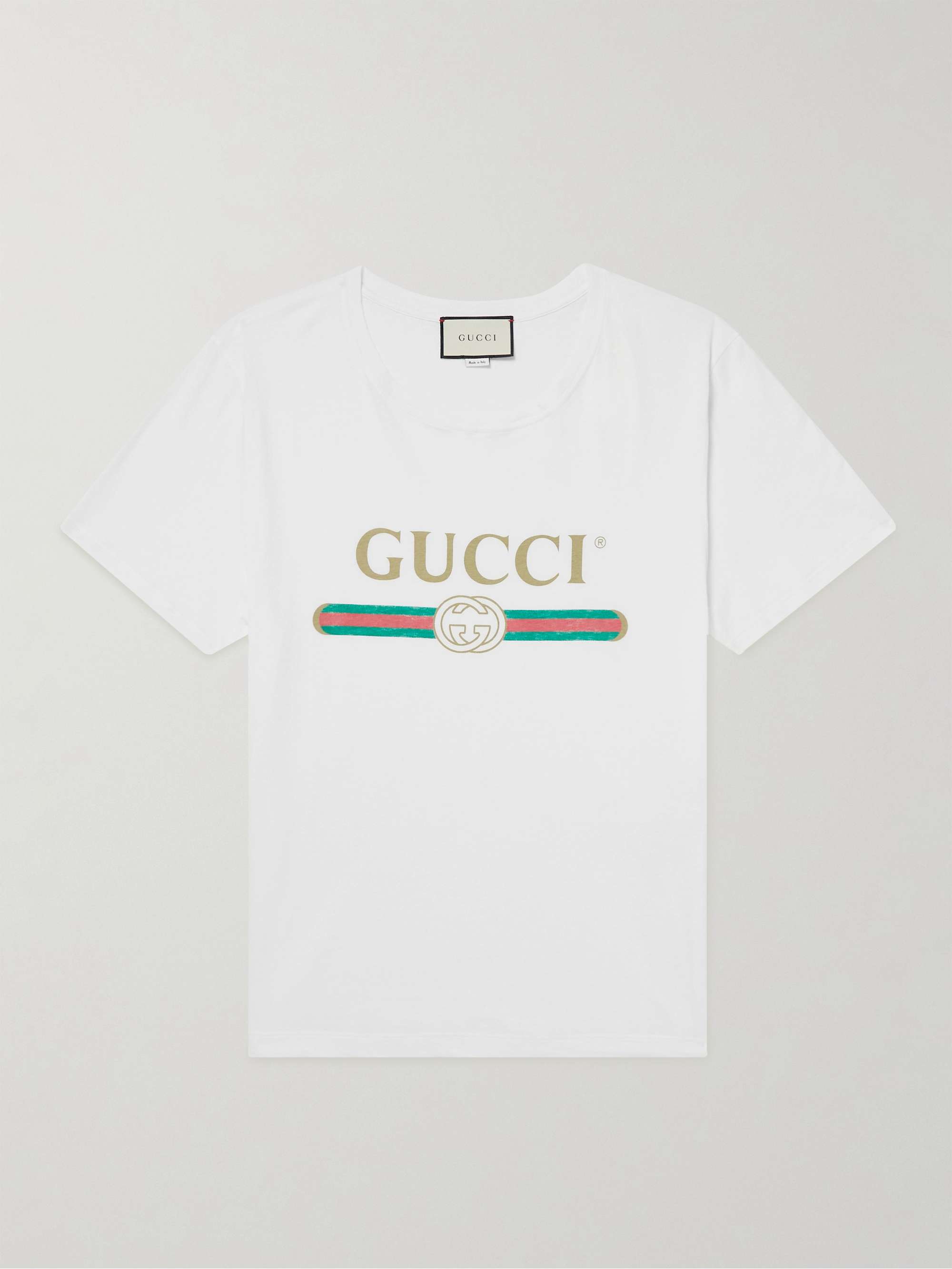 Gucci x Adidas Cotton T-Shirt Black/Multicolor