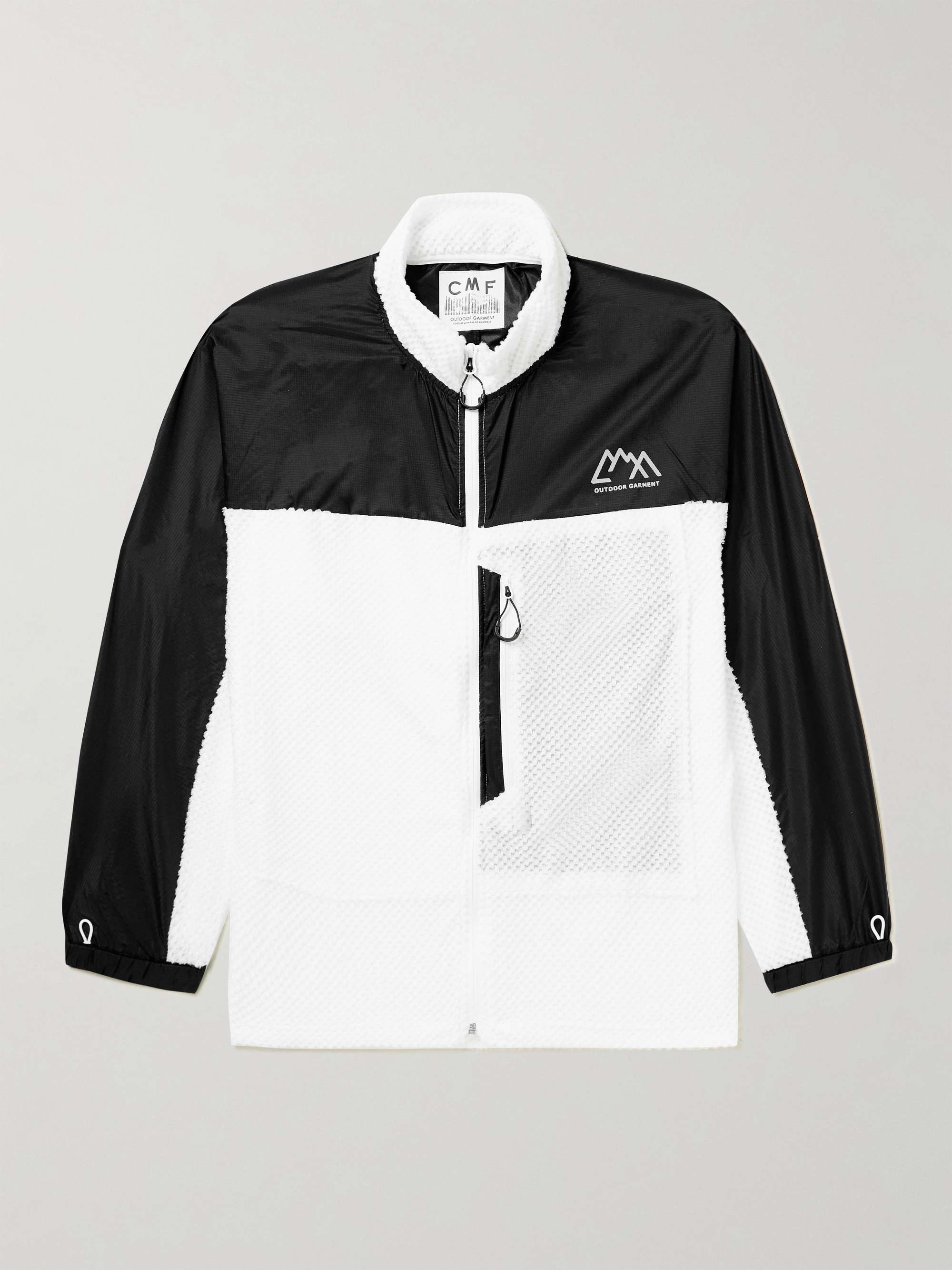 Octa Logo-Print Ripstop, Fleece and Mesh Jacket