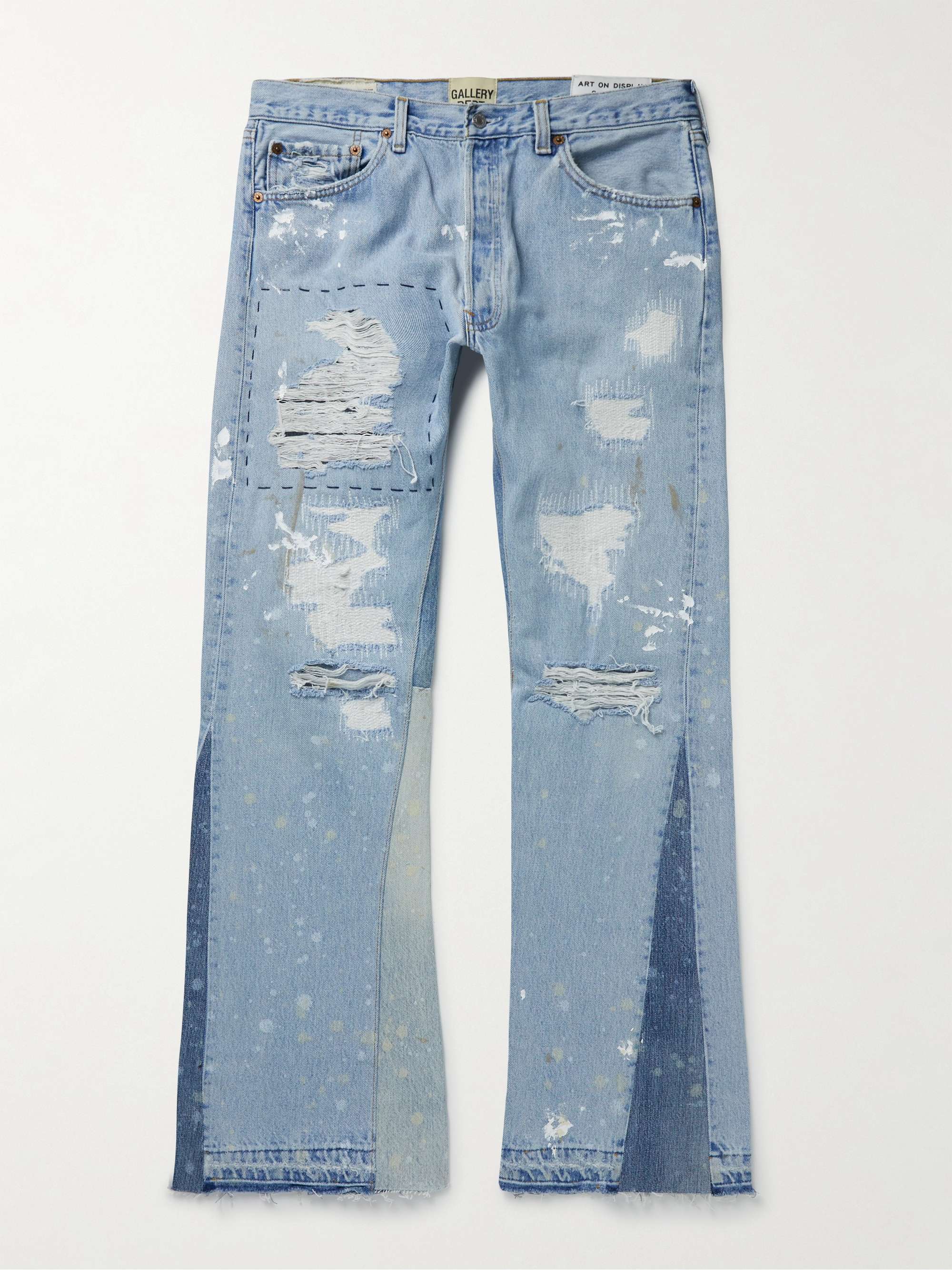 GALLERY DEPT. Indiana Flare Slim-Fit Distressed | MR PORTER