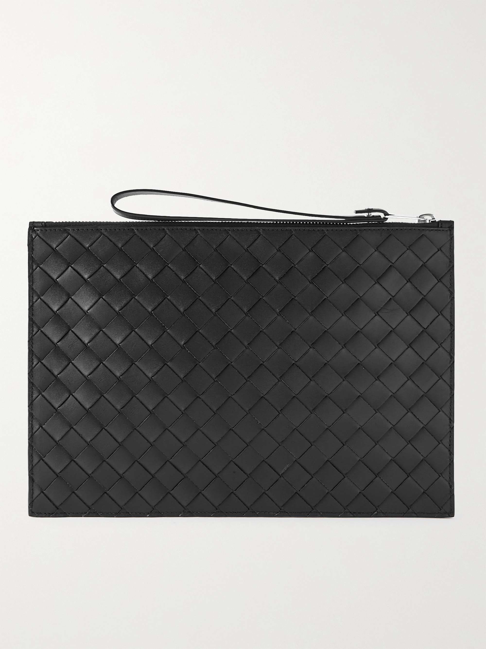 BOTTEGA VENETA Intrecciato Leather Pouch