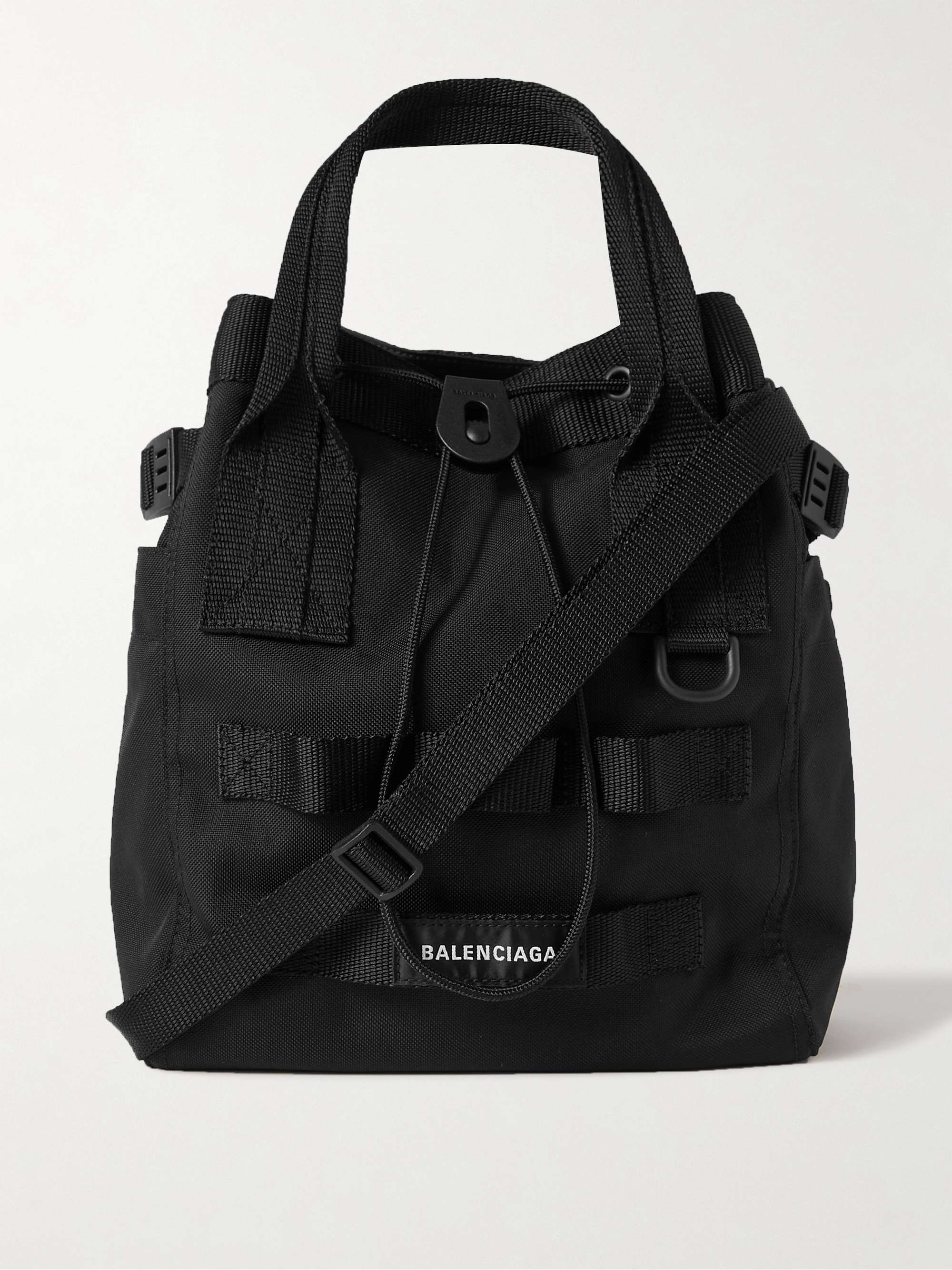 Balenciaga Army Utility Crossbody Bag - Black