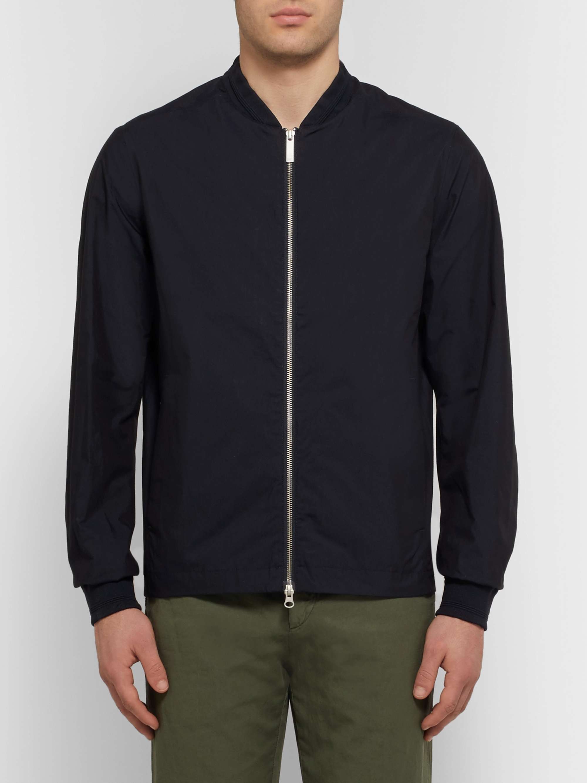 NN07 Cotton and Nylon-Blend Matte-Satin Bomber Jacket