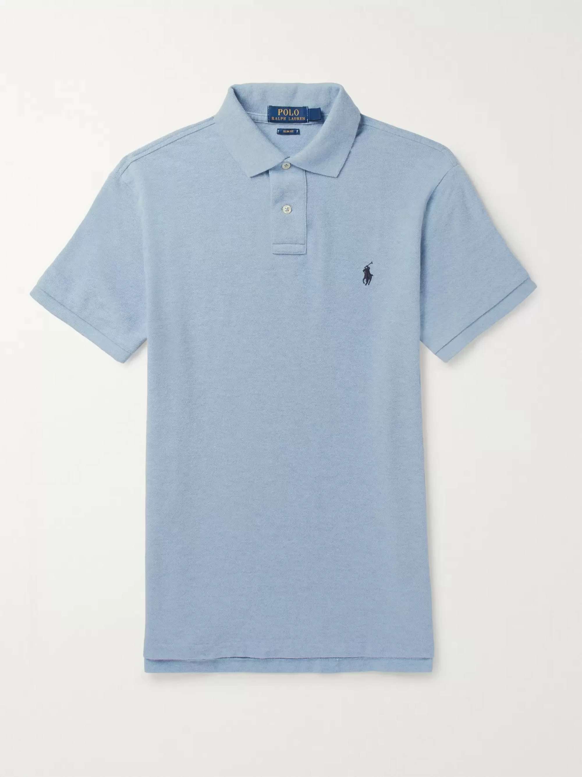 vos Besmetten Panter POLO RALPH LAUREN Slim-Fit Cotton-Piqué Polo Shirt | MR PORTER