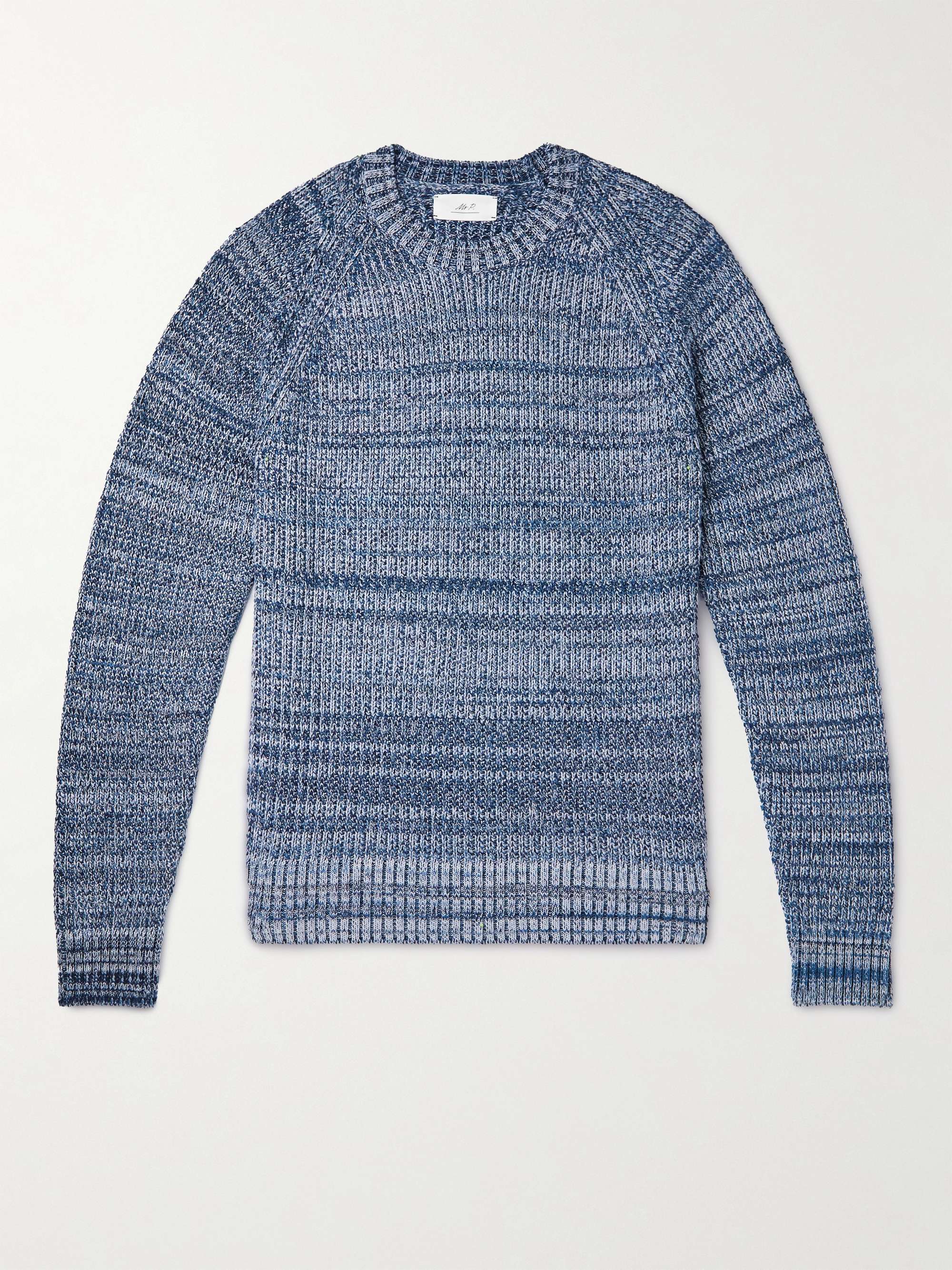 MR P. Twisted-Yarn Cotton and Wool-Blend Sweater for Men | MR PORTER