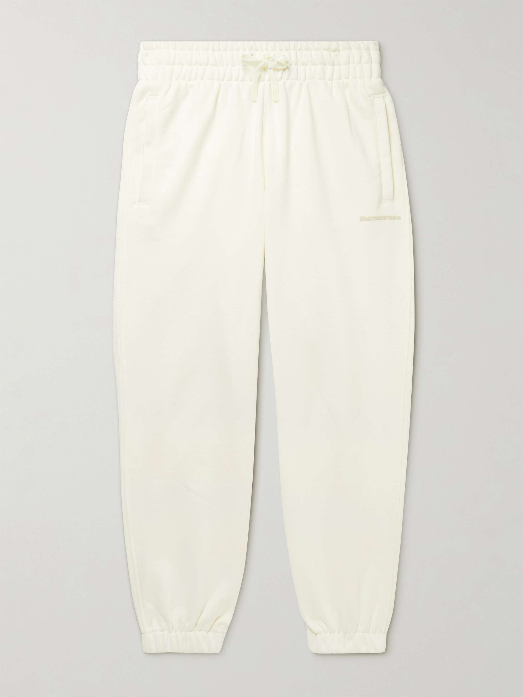 ADIDAS ORIGINALS + Pharrell Tapered Embroidered Cotton-Terry Sweatpants for Men | MR PORTER