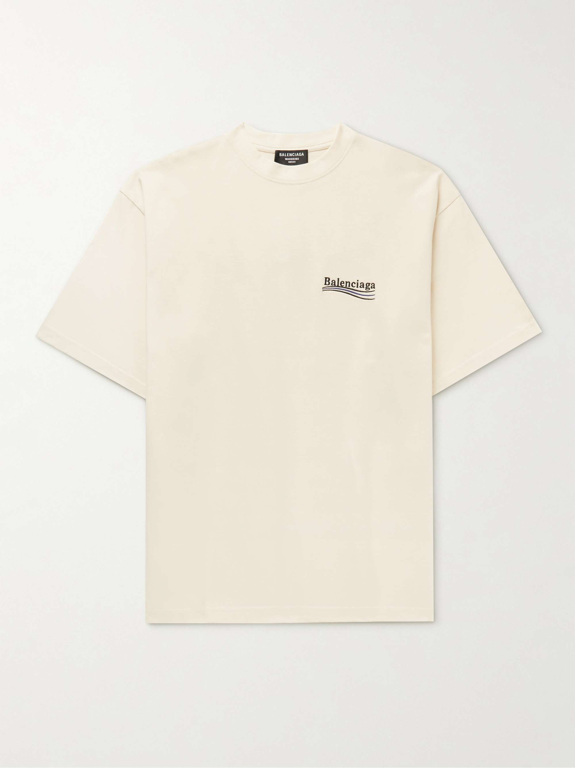 Men’s Balenciaga T Shirt White/Beige color Size Small