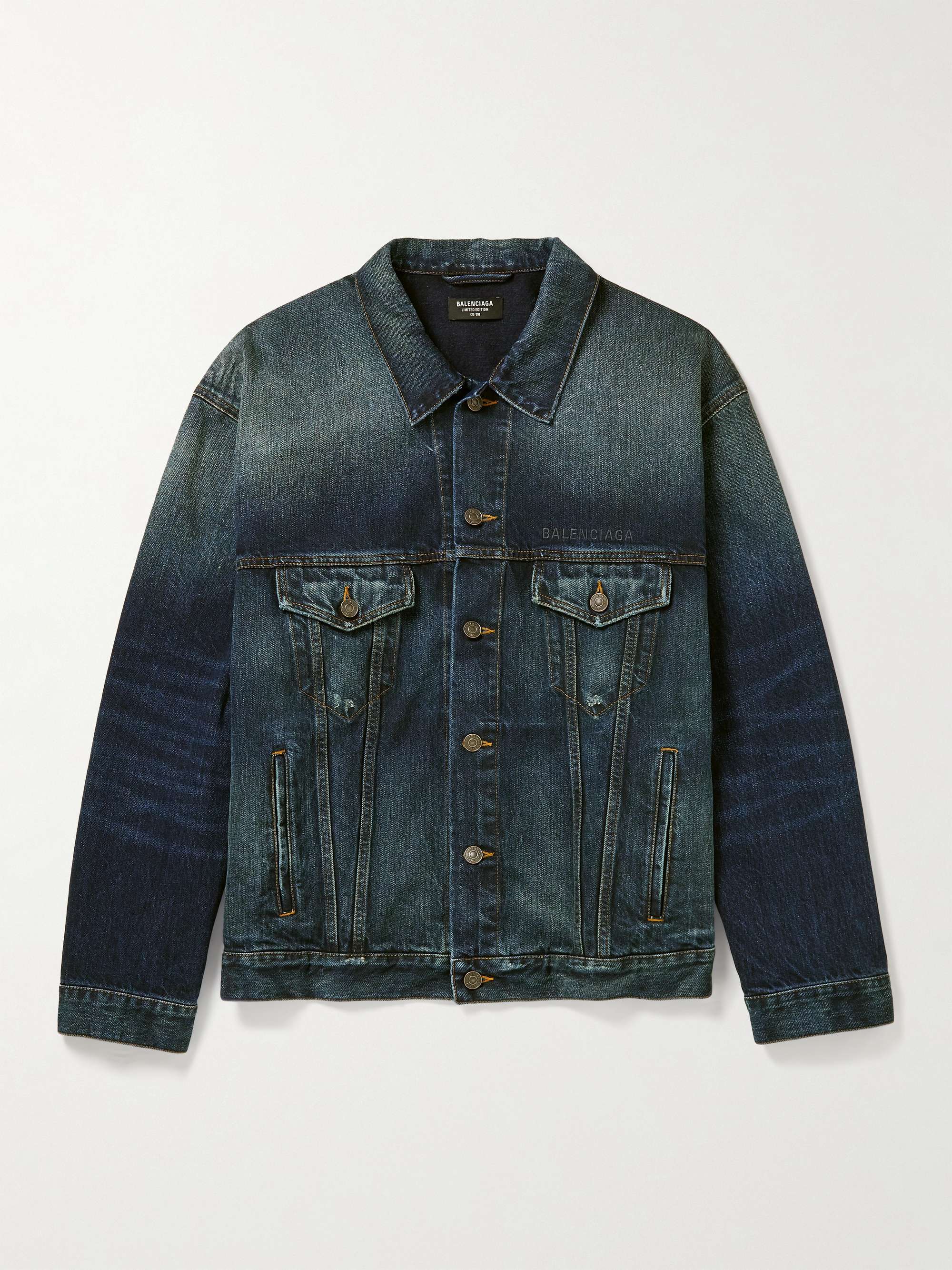 BALENCIAGA Distressed Denim | MR PORTER