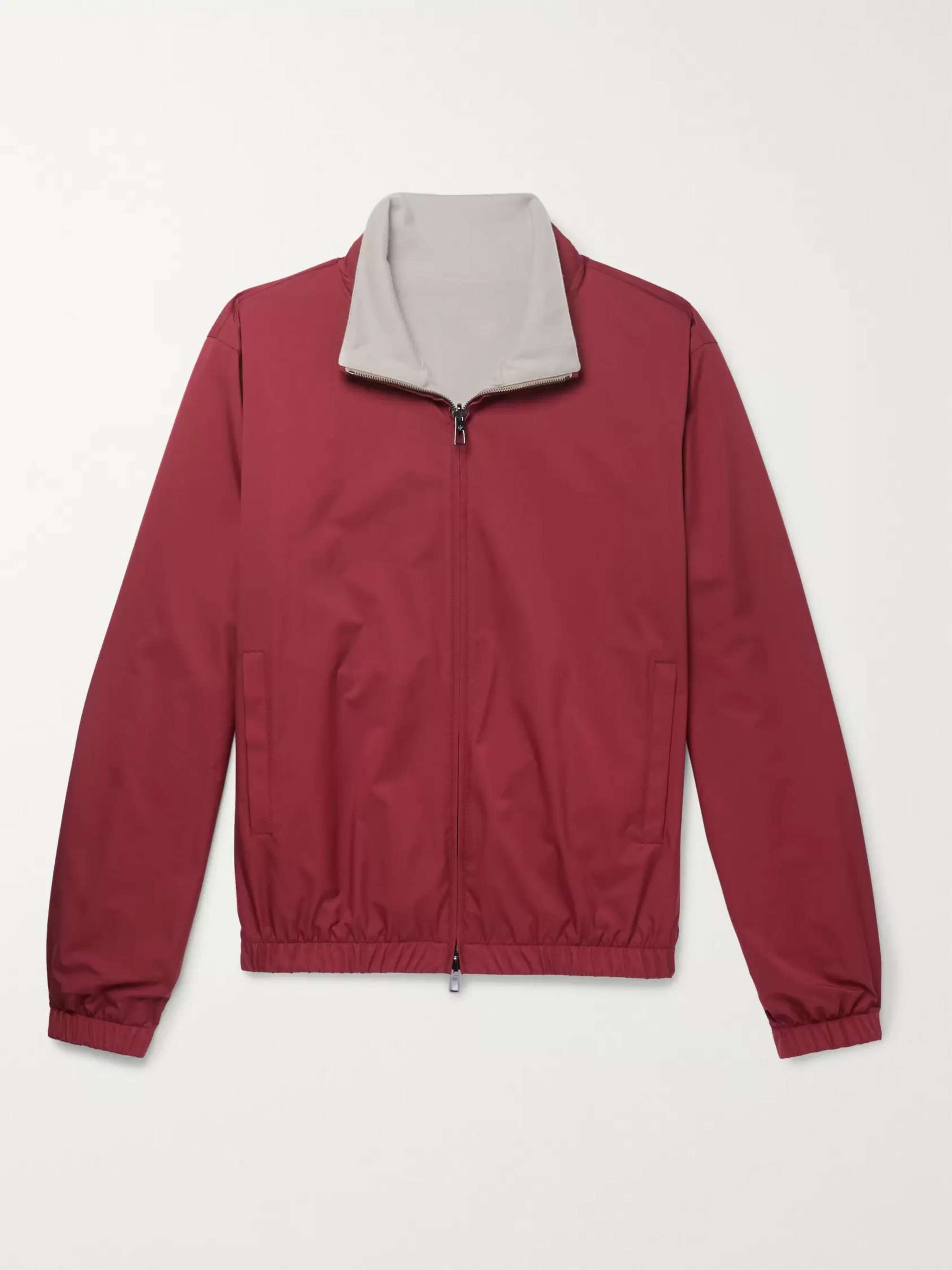 LORO PIANA Reversible Windmate Storm System® Shell and Cashmere Bomber Jacket