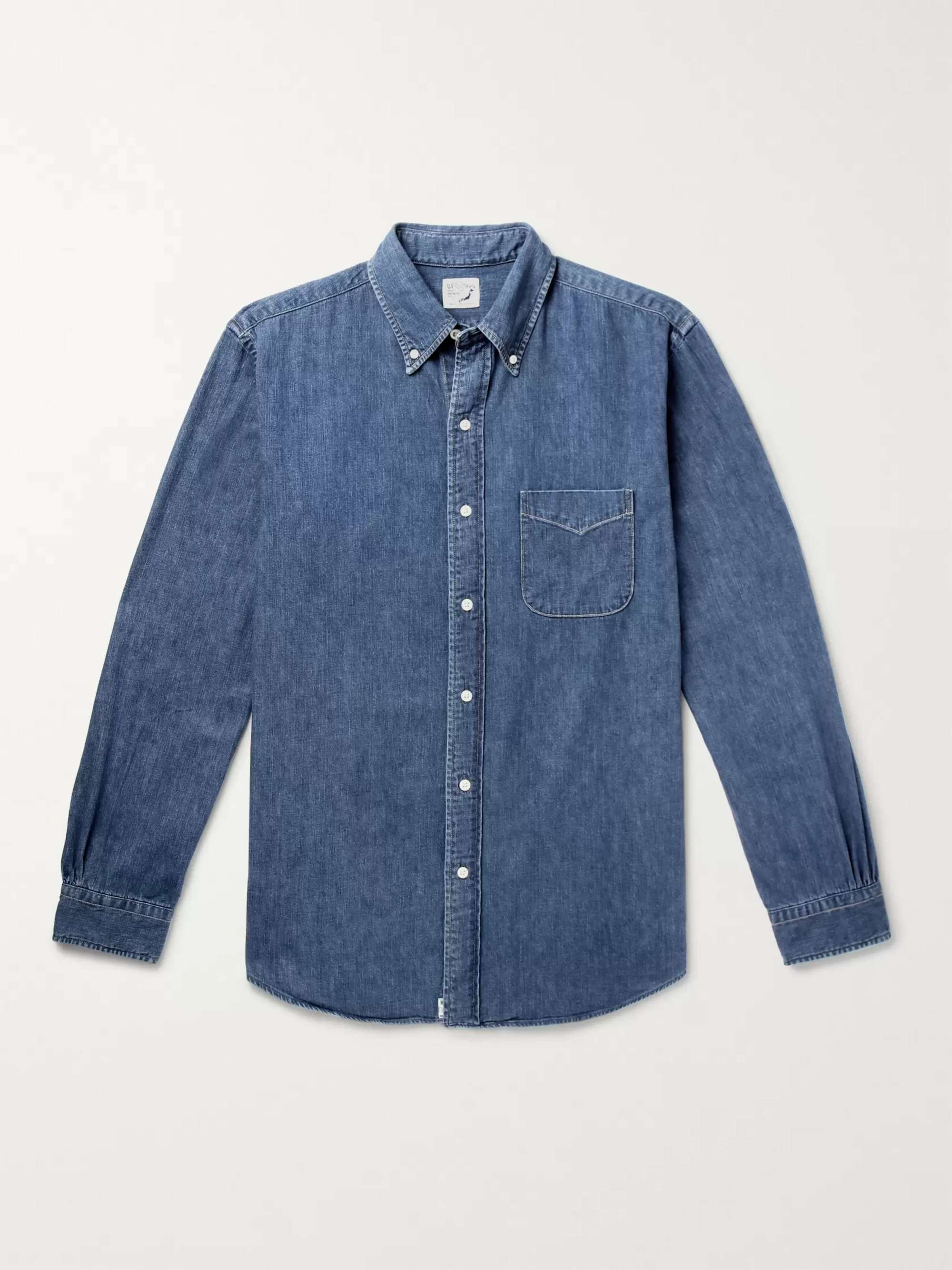 Button-Down Shirt with Patch Pocket