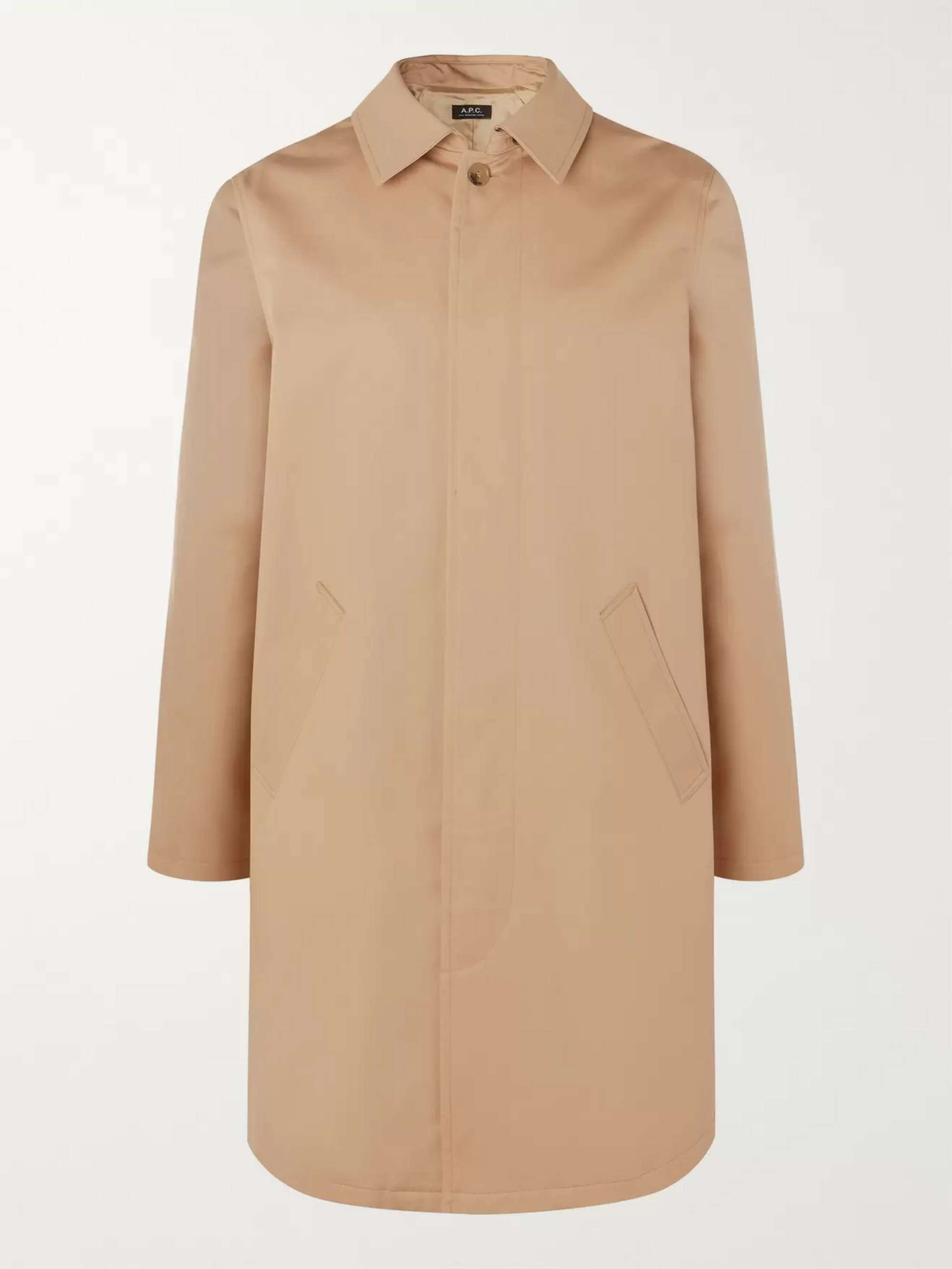 Cotton-Twill Trench Coat