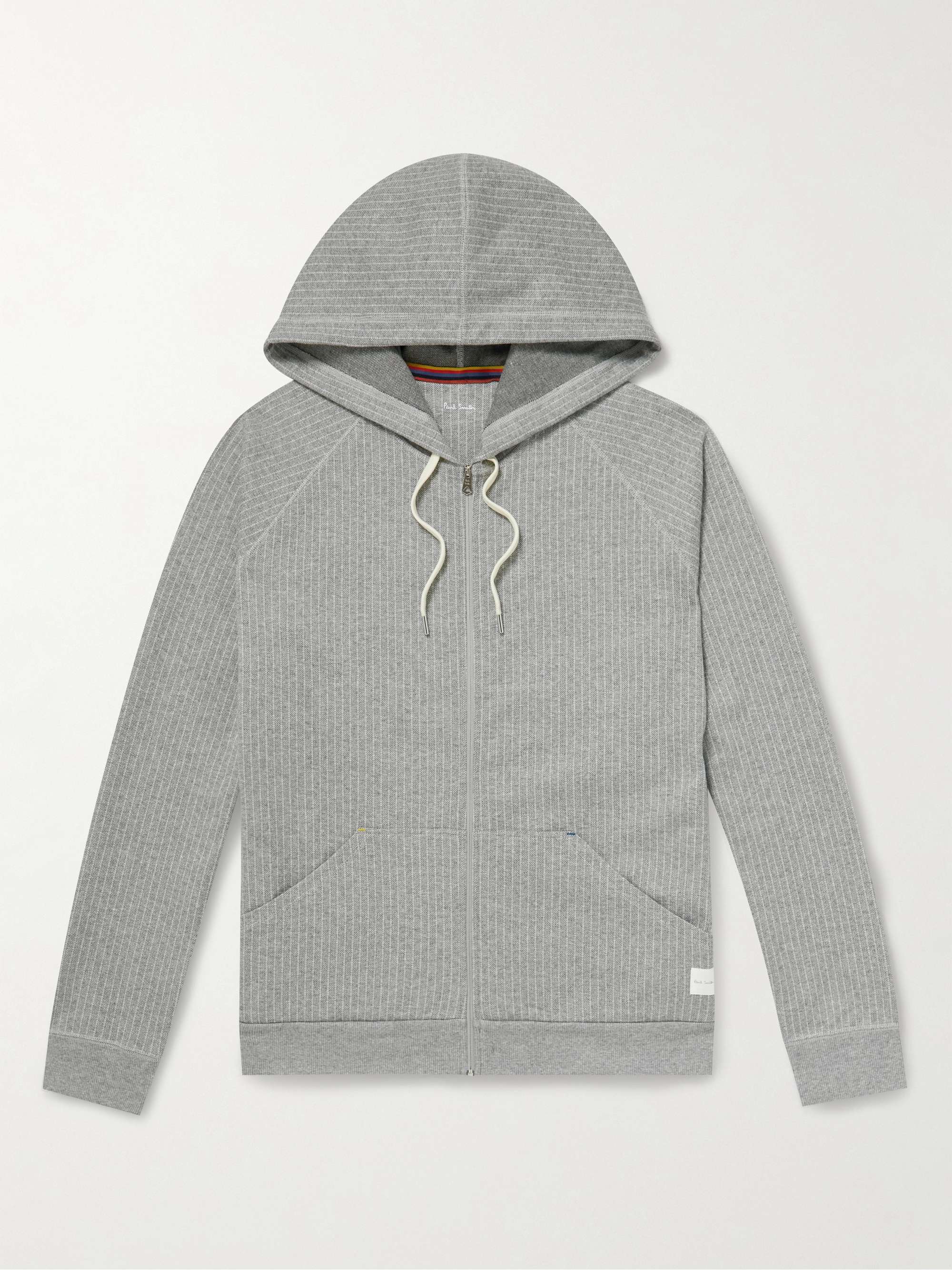 PAUL SMITH Striped Cotton-Jersey Hoodie for Men | MR PORTER