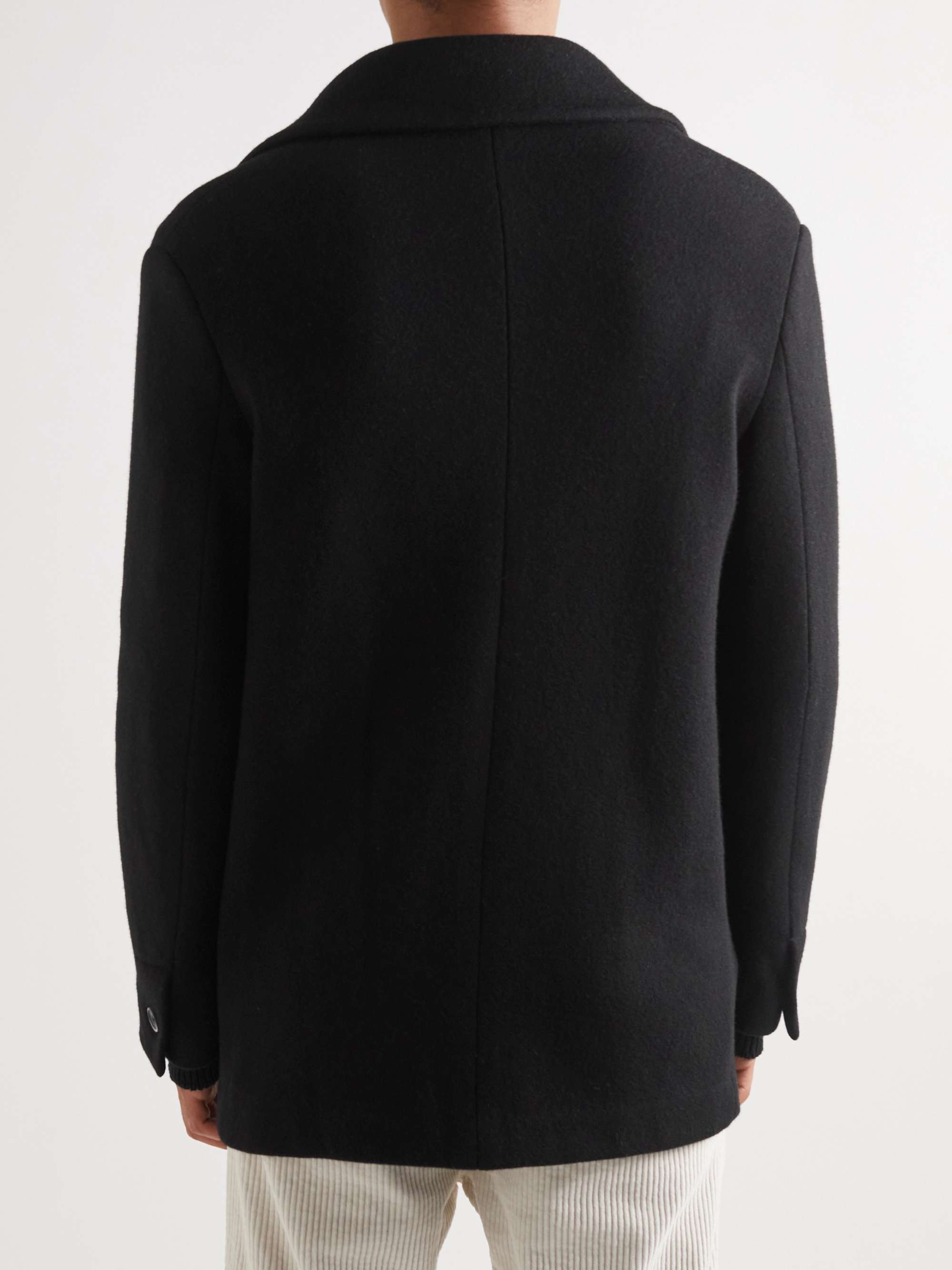 BARENA Double-Breasted Wool-Blend Coat