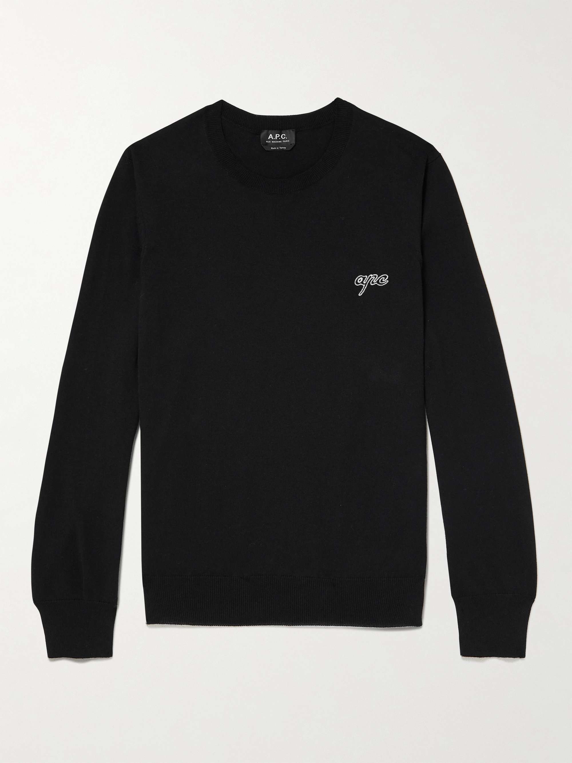 A.P.C. アーペーセーOTIS LOGO CREW KNIT