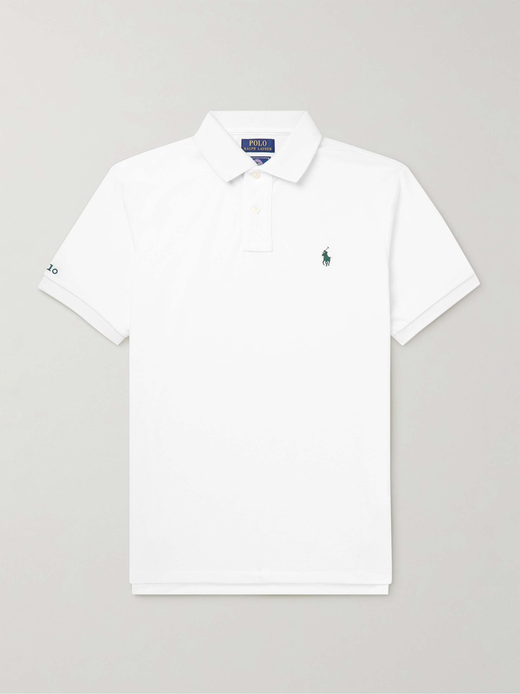 The Wimbledon Online Shop ︳ Polo Ralph Lauren Men's Custom Slim Fit Polo Shirt - White